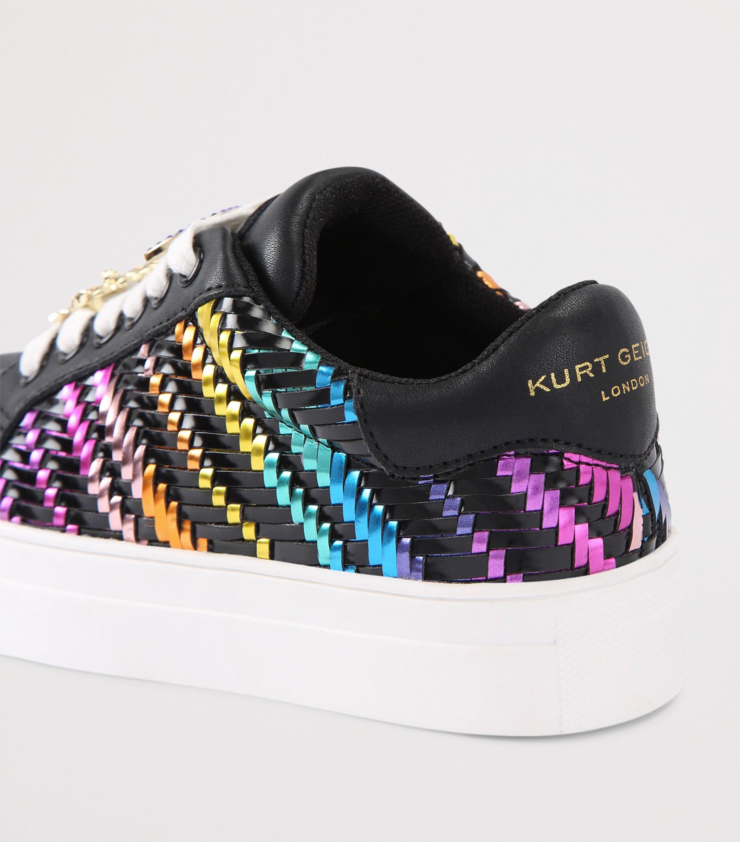 Kurt Geiger London Leather Mini Laney Charm Sneakers Mult/other Image 2