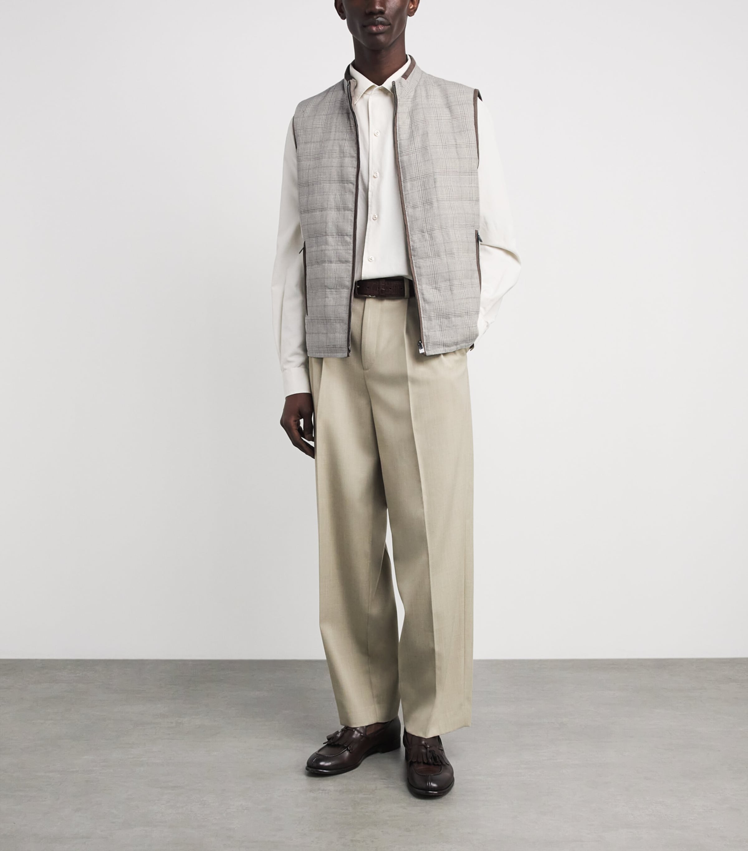 Reversible Padded Gilet 025 GREY DYED STEEL Image 2