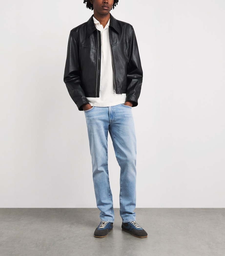 Citizens of Humanity Mens Gage Perform Straight Jeans Light Wash Image 2