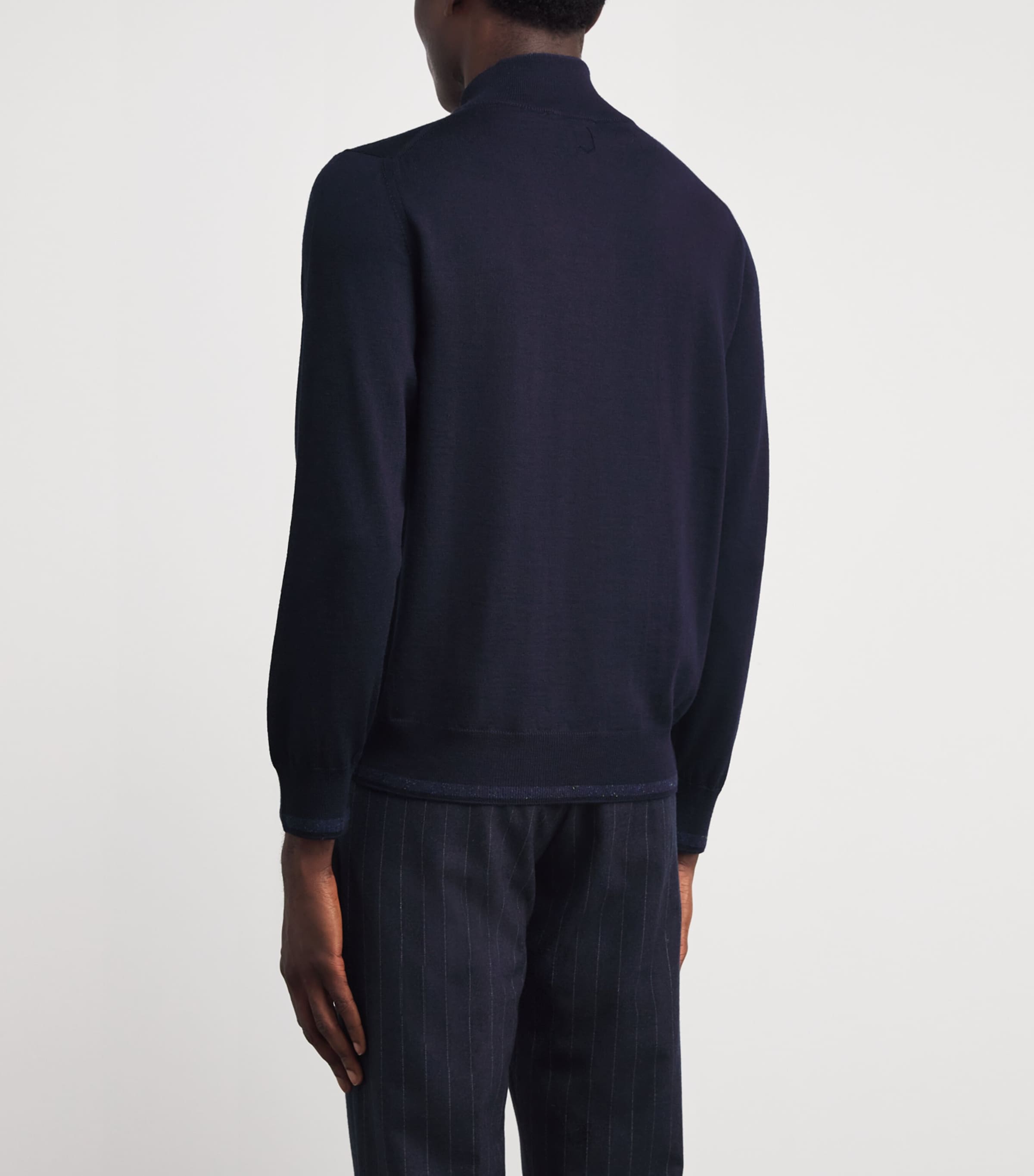 Wool-Blend Zip-Up Sweater 300 Image 4