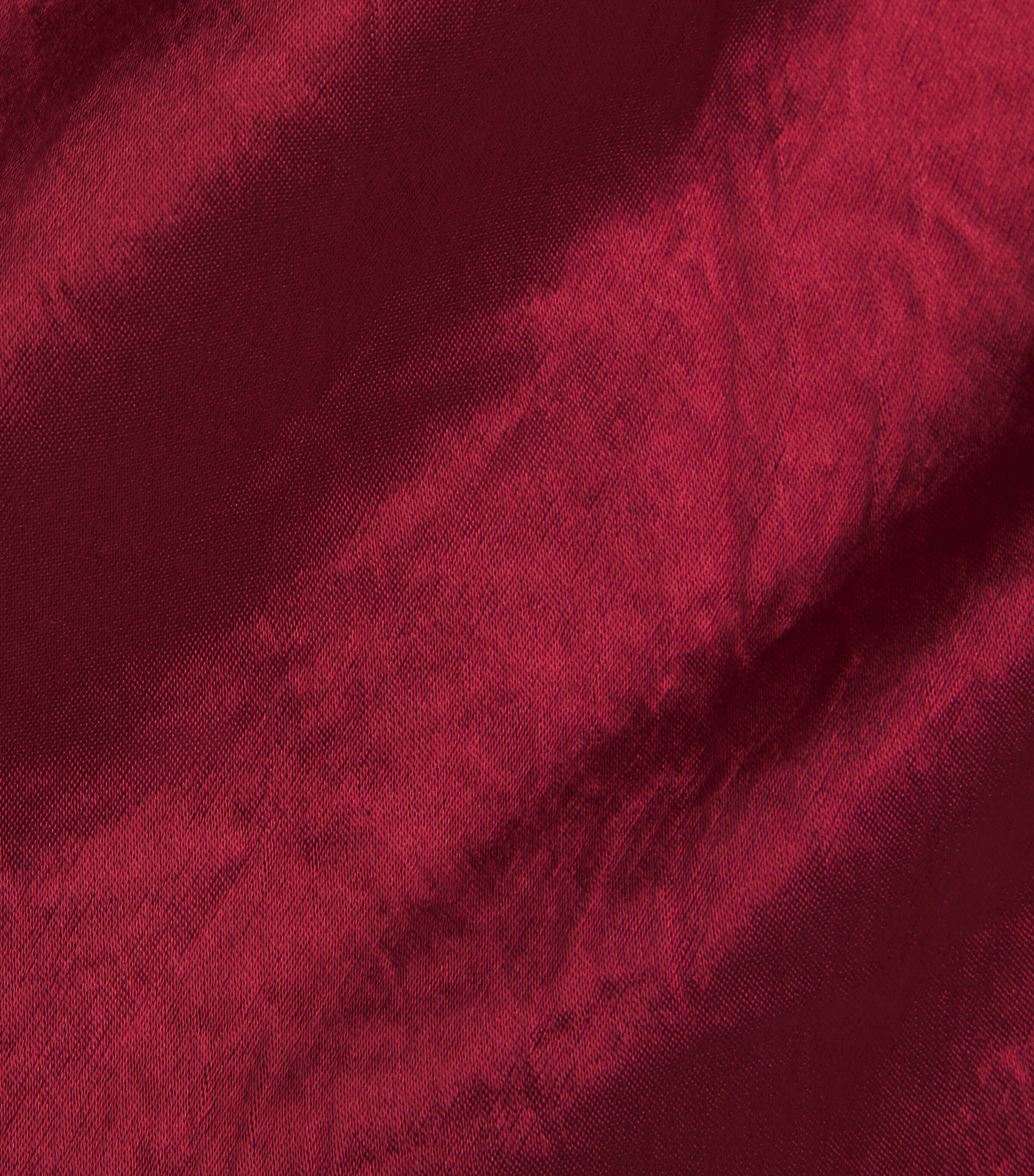 Crinkled Satin Midi Skirt 018 DARK RED Image 5