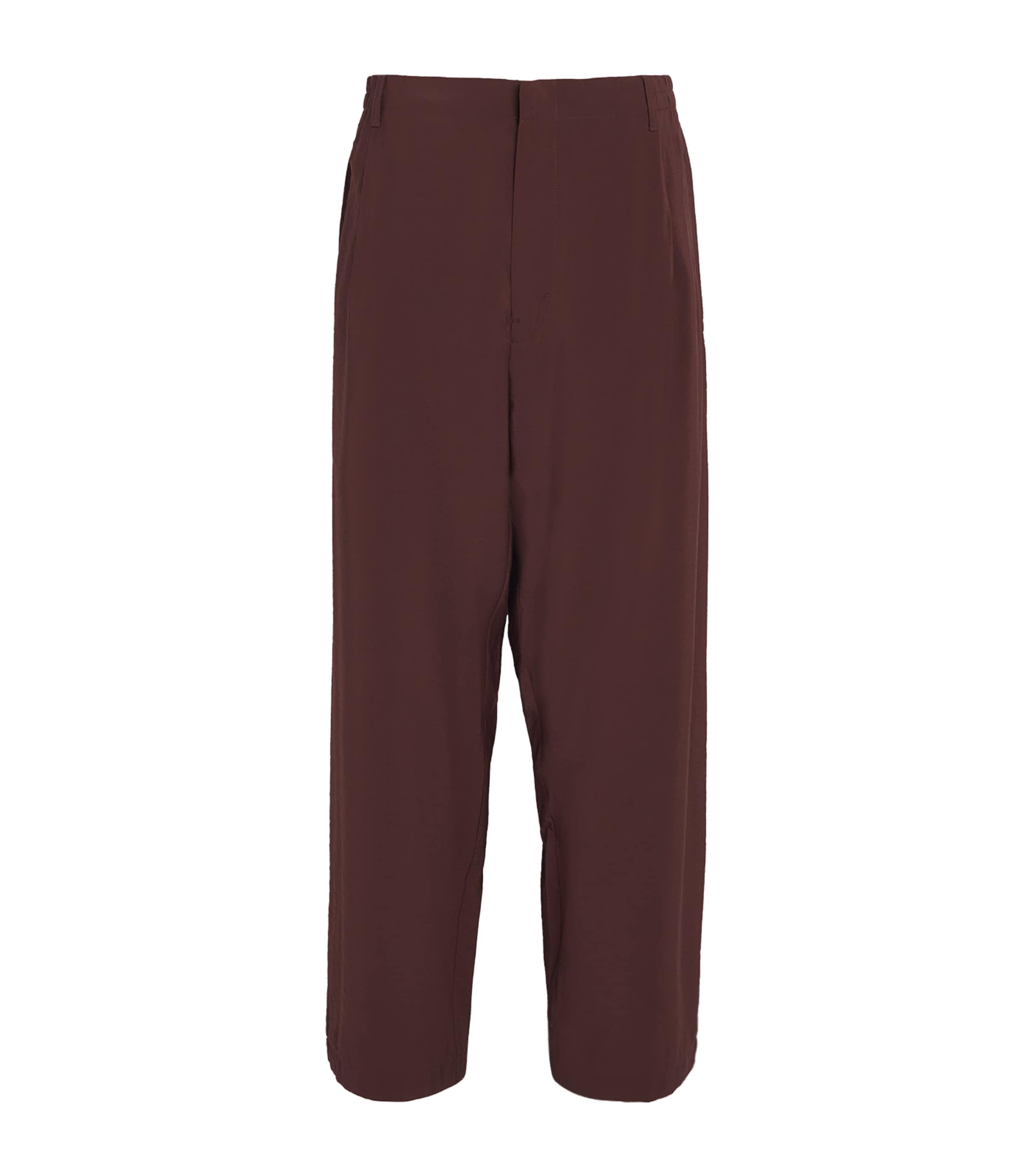 Palmer Harding Habotai Straight Sanctuary Trousers In Brown