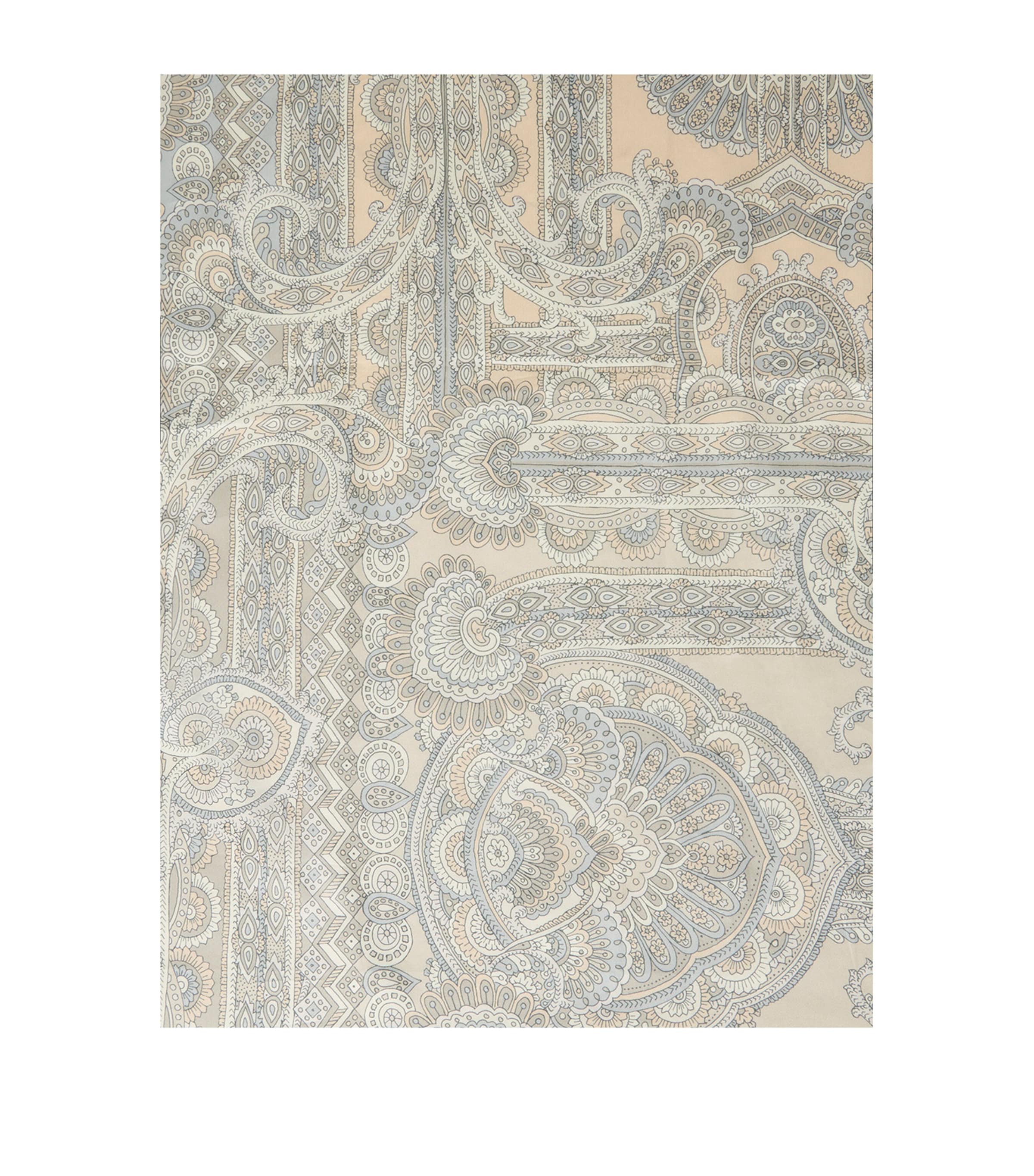 Cotton Chain Super King Duvet Cover Set (260cm x 220cm) X0830 GREY Image 1