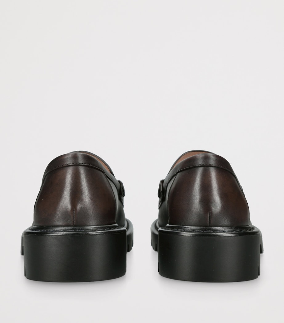 Leather Sierra Loafer DARK BROWN Image 2