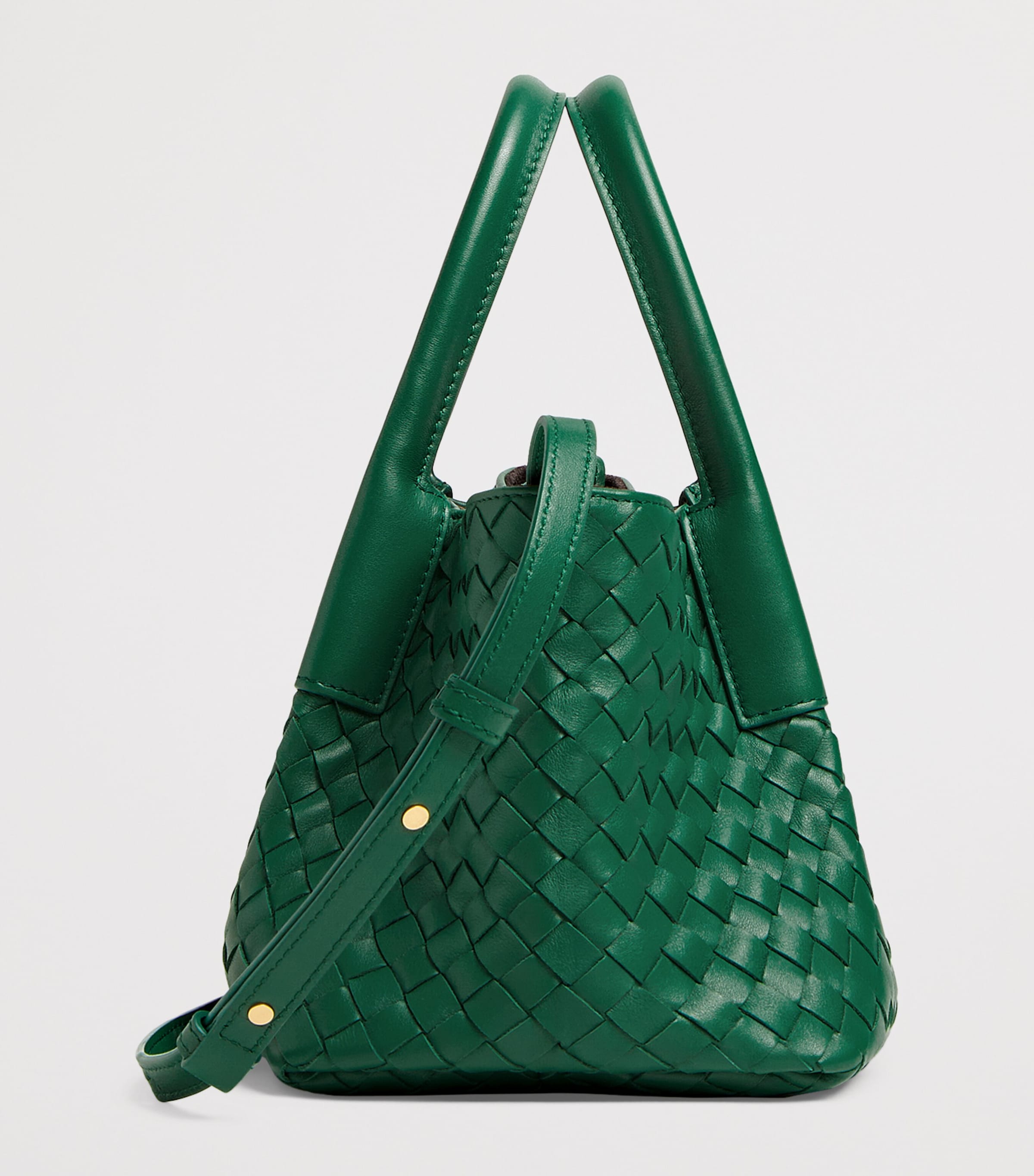 Leather Intrecciato Pinacoteca Top-Handle Bag 3120 Image 4