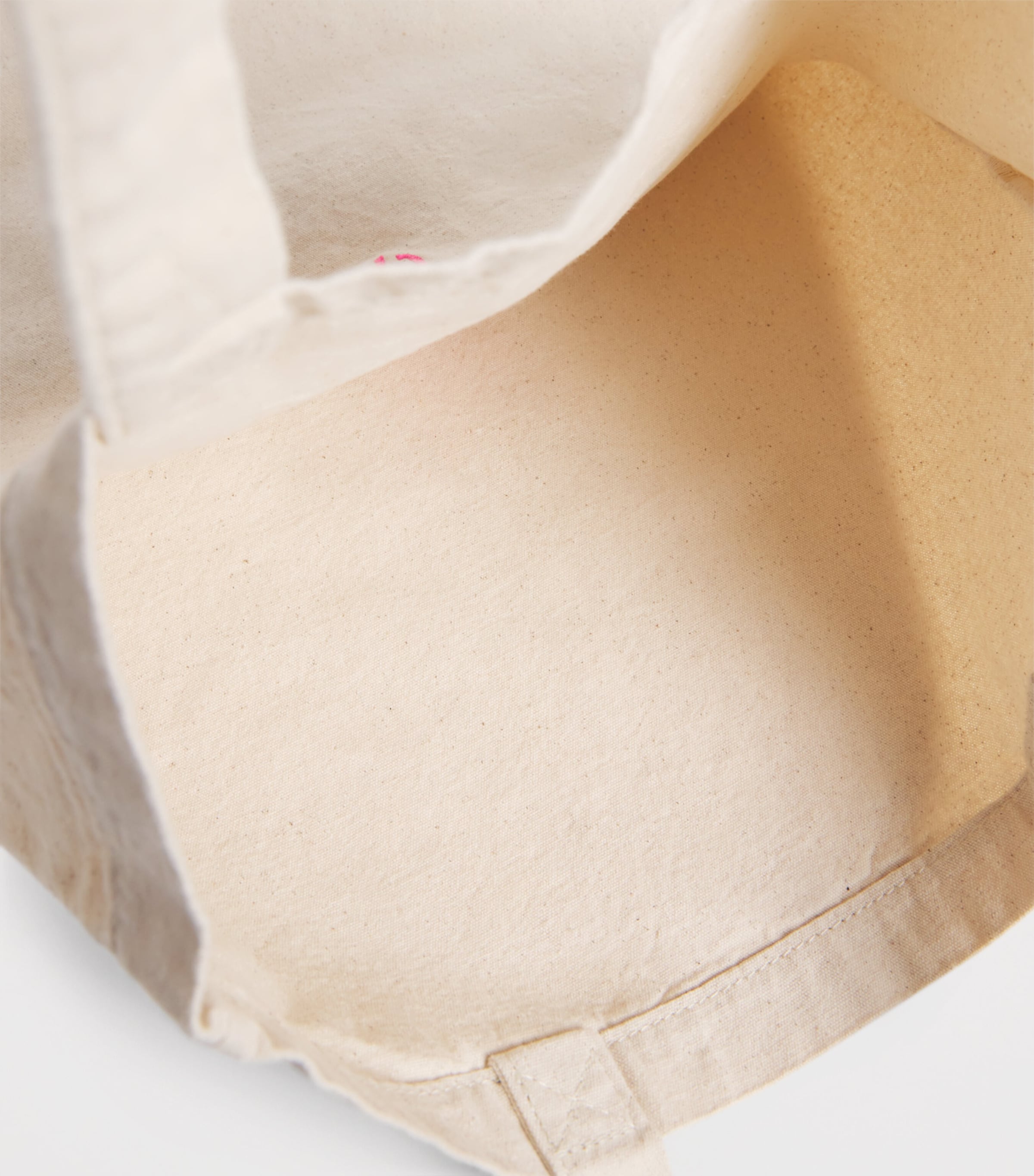 Canvas Pink Pony Shopper Tote Bag NATURAL MULTI Image 4