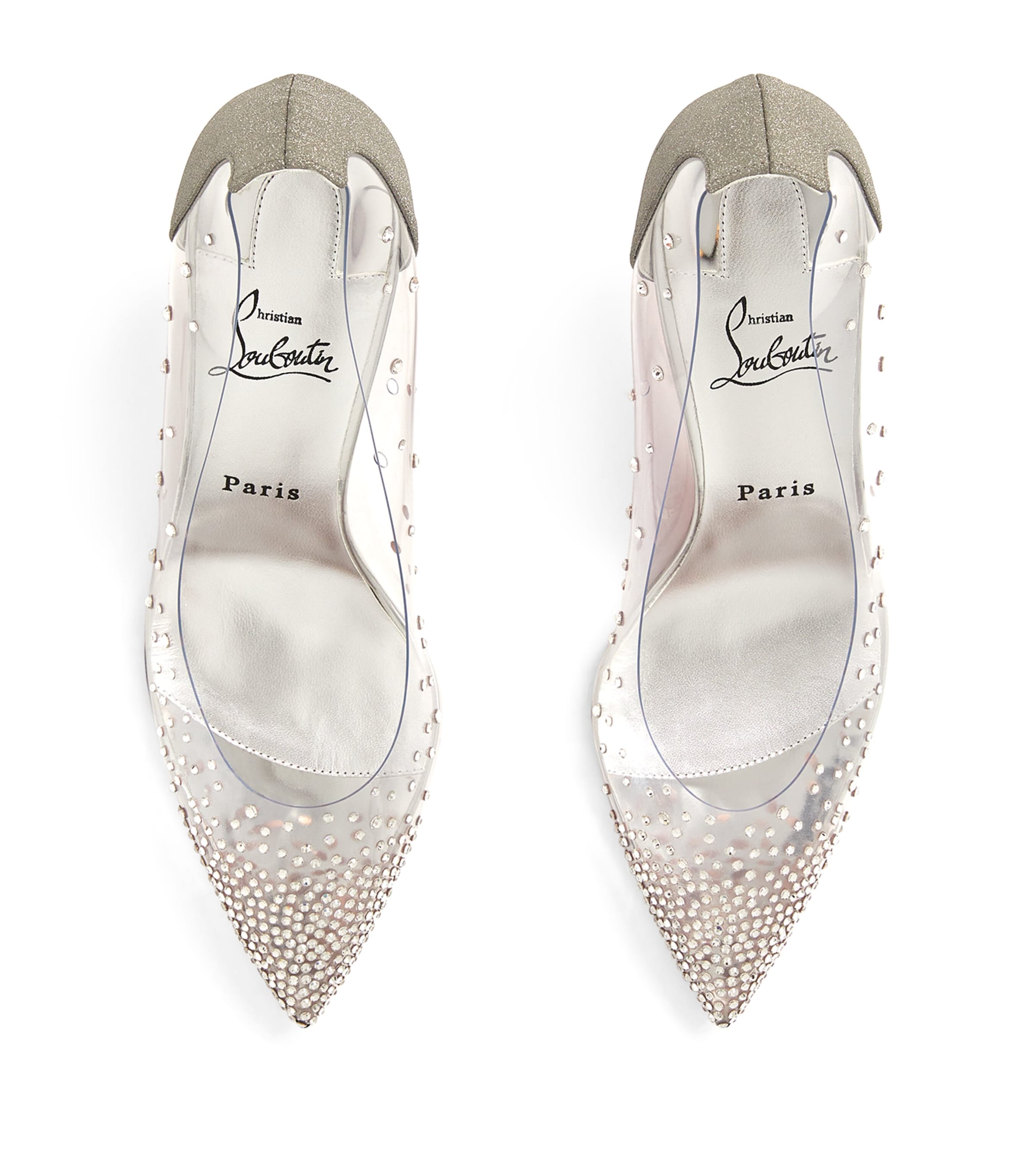 クリスチャンルブタン Degrastrass 85 Christian Louboutin | Degrastrass 85 lilac metallic pumps