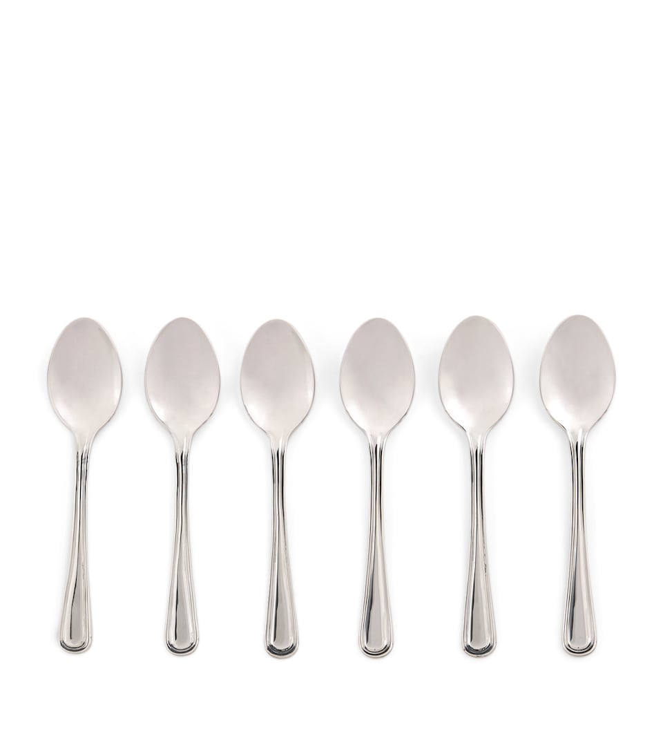 Set of 6 Stainless Steel Teaspoons