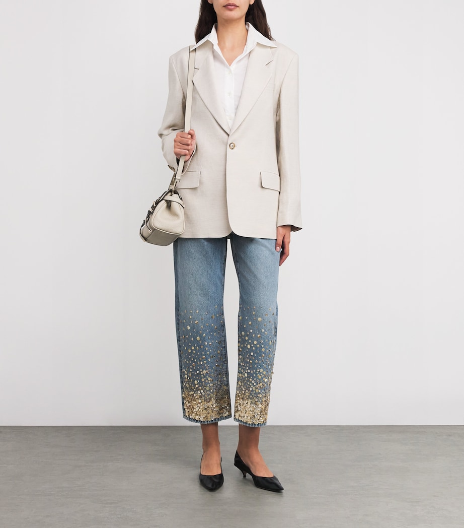 The Champagne Jeans GOLD EMBELLISHED Image 2