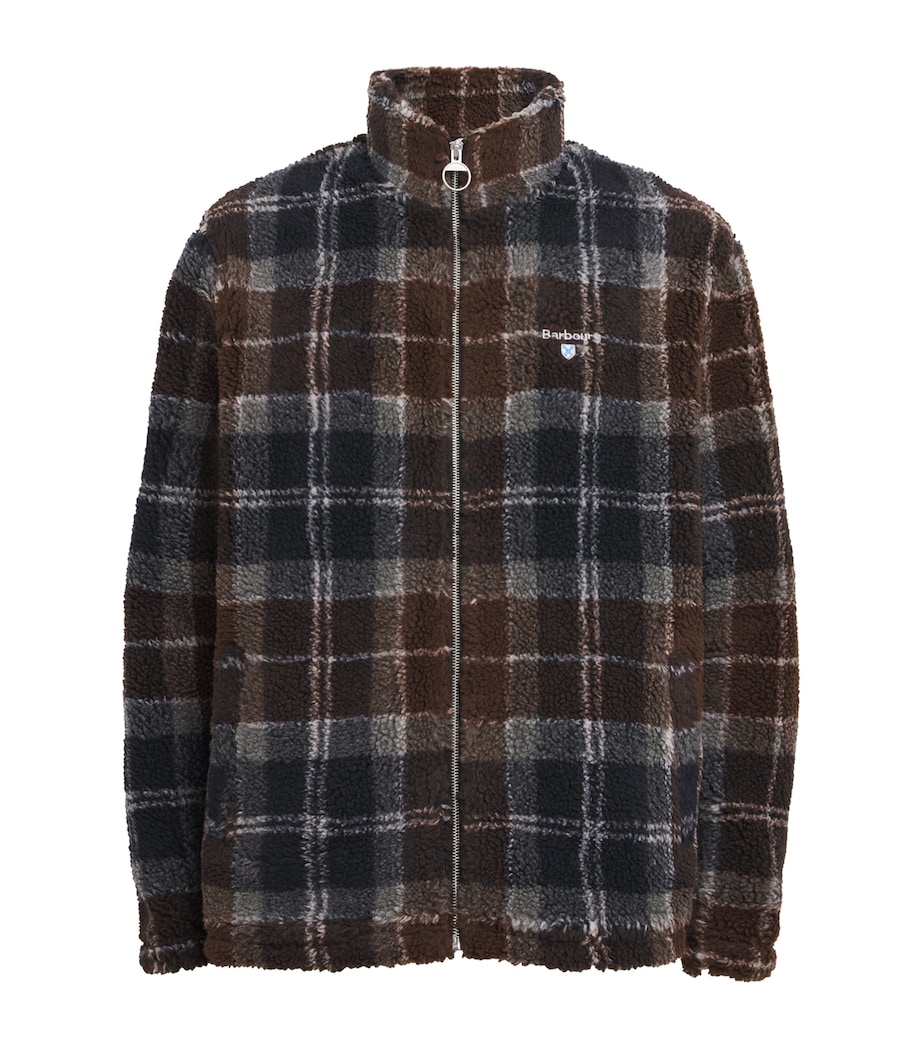 Tartan Sherpa Fleece Jacket MIDNIGHT OAK TARTAN Image 1