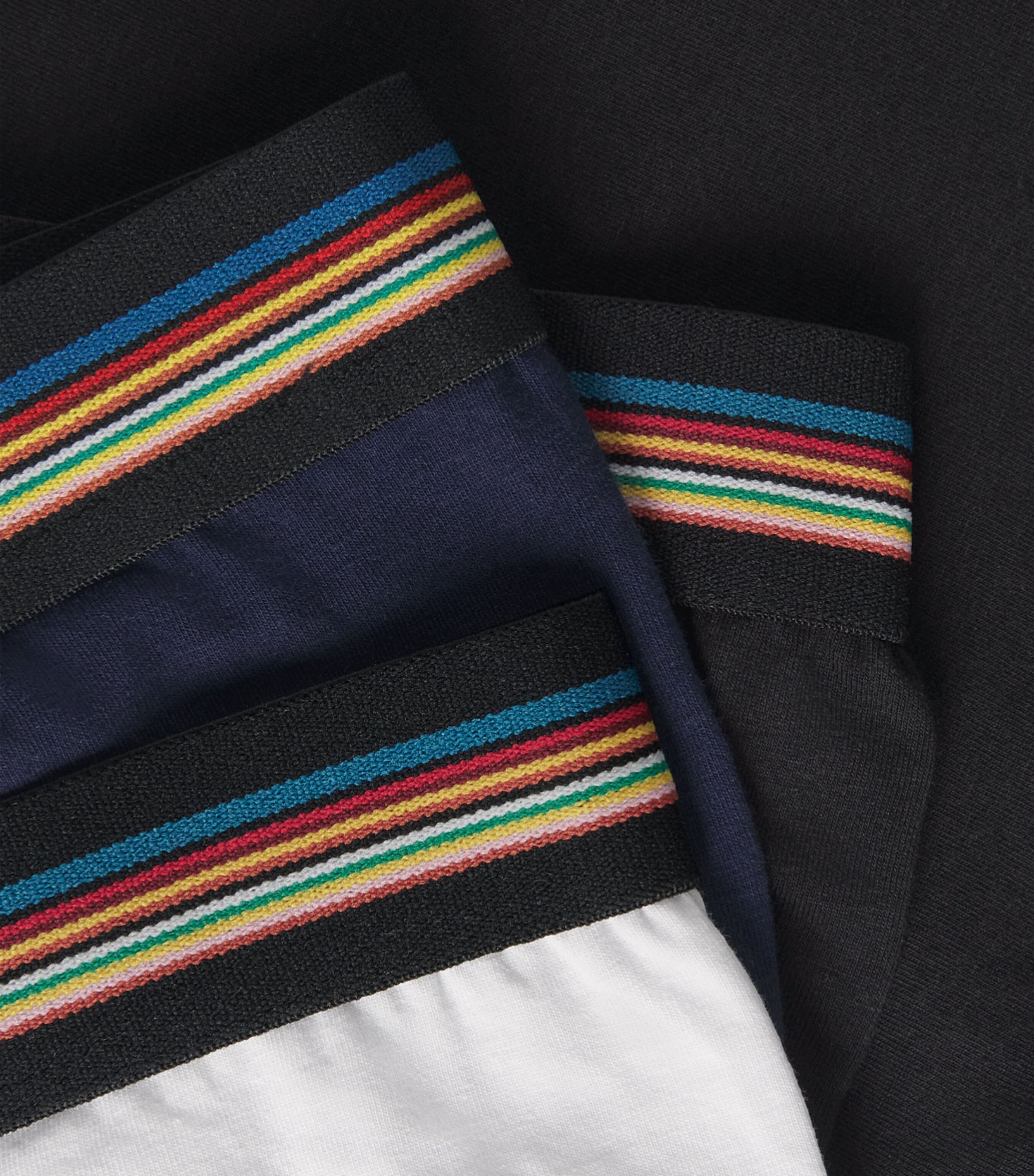 Paul Smith Mens Stretch-Organic Cotton Trunks (Pack of 3) Plate Image 5