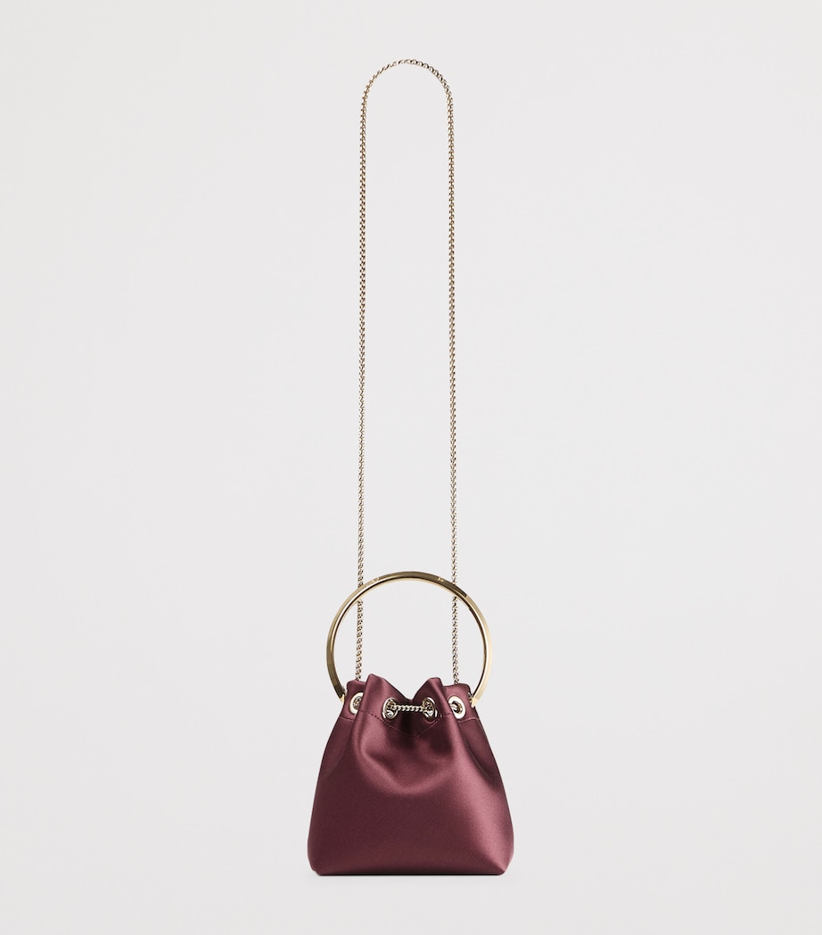 Satin Bon Bon Top-Handle bag DEEP MERLOT/LIGHT GO Image 4
