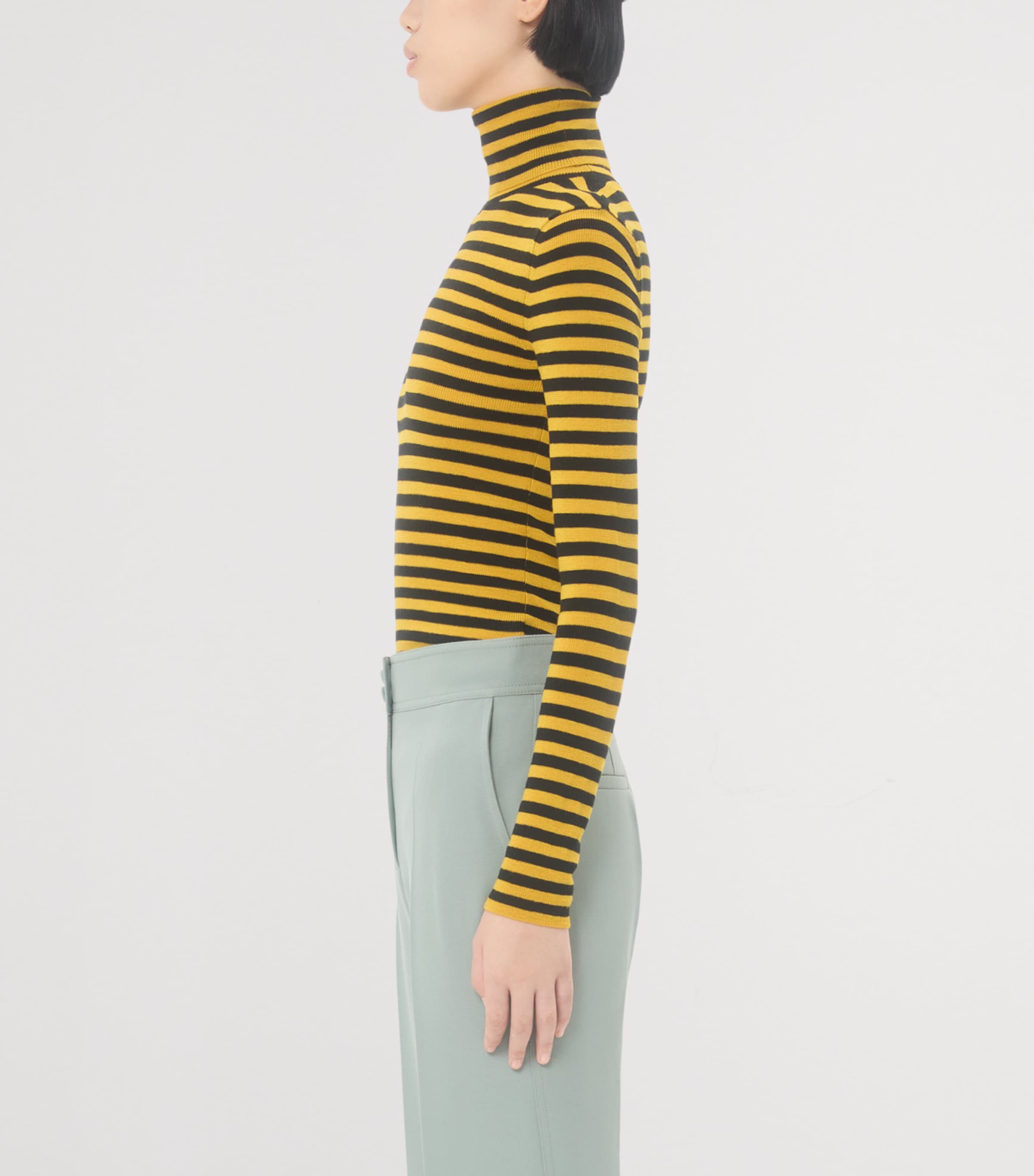 Wool Stripe VLogo Sweater EY0 Image 3