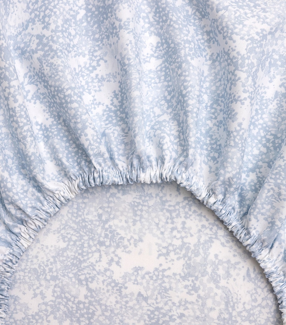 Yves Delorme Cotton Lande Super King Fitted Sheet (180cm x 200cm) Image 4