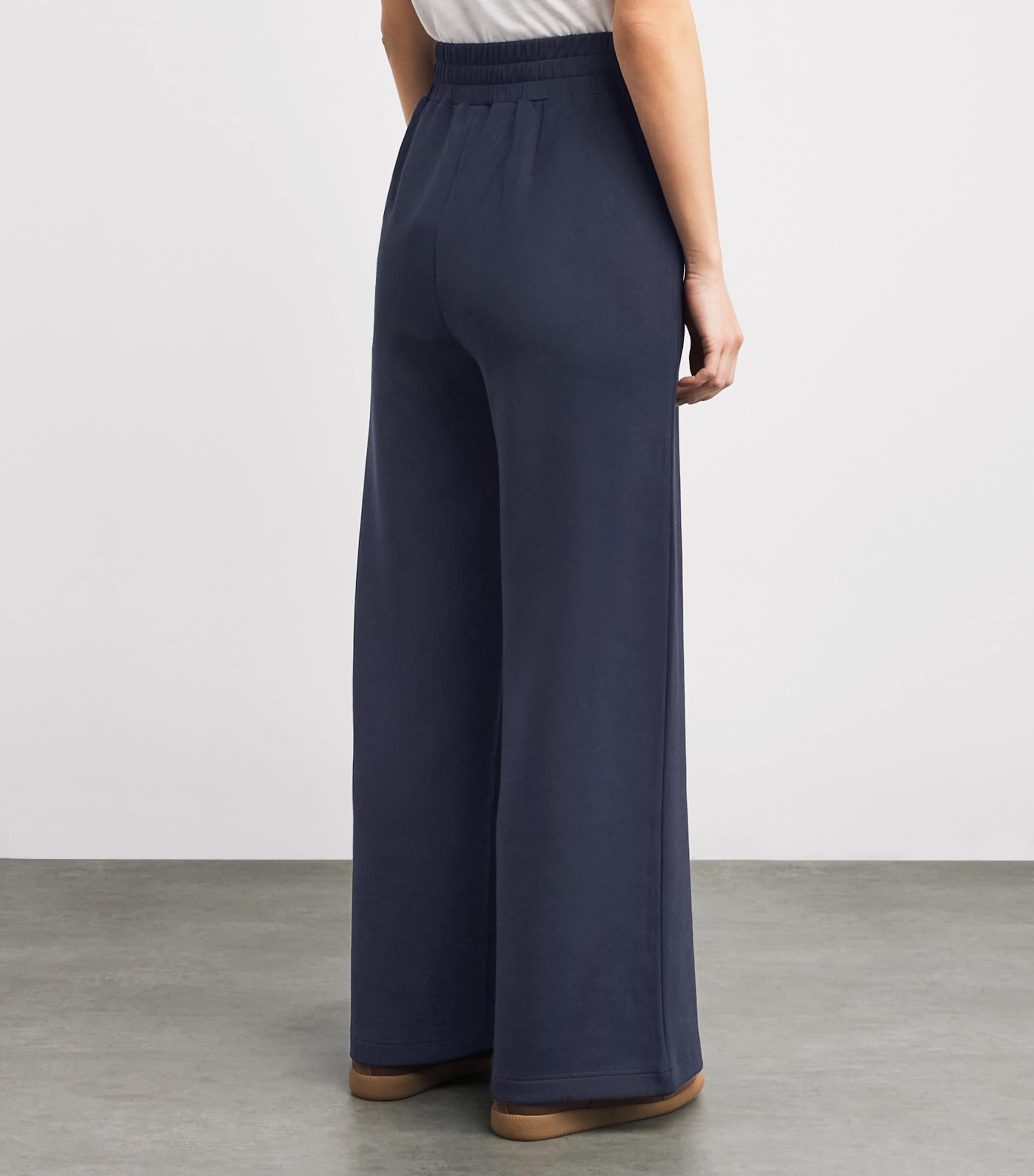 The Extra Wide Leg Trousers NAVY Image 4