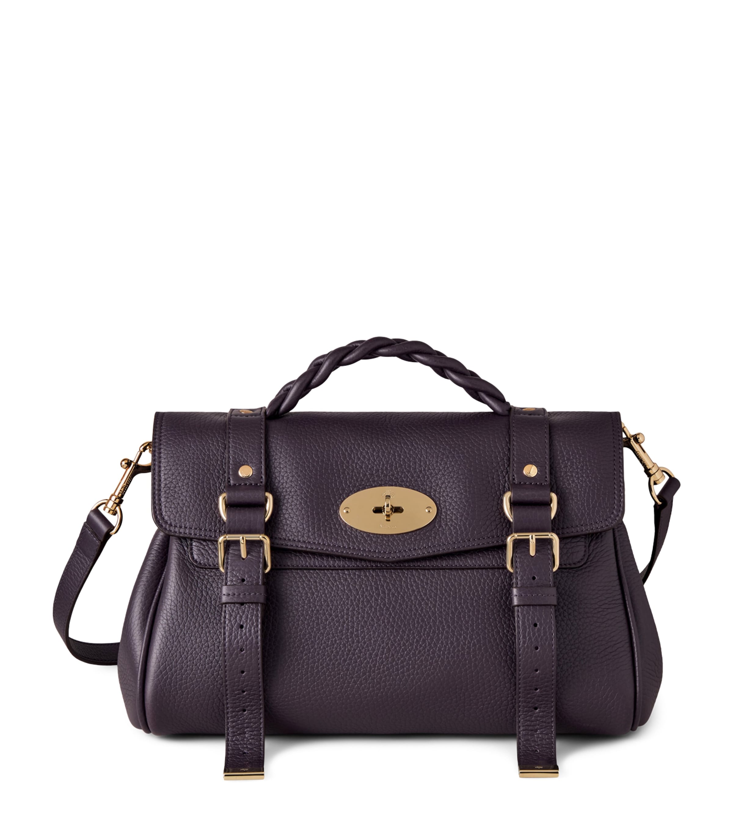 Leather Alexa Cross-Body Bag DEEP AUBERGINE Image 1