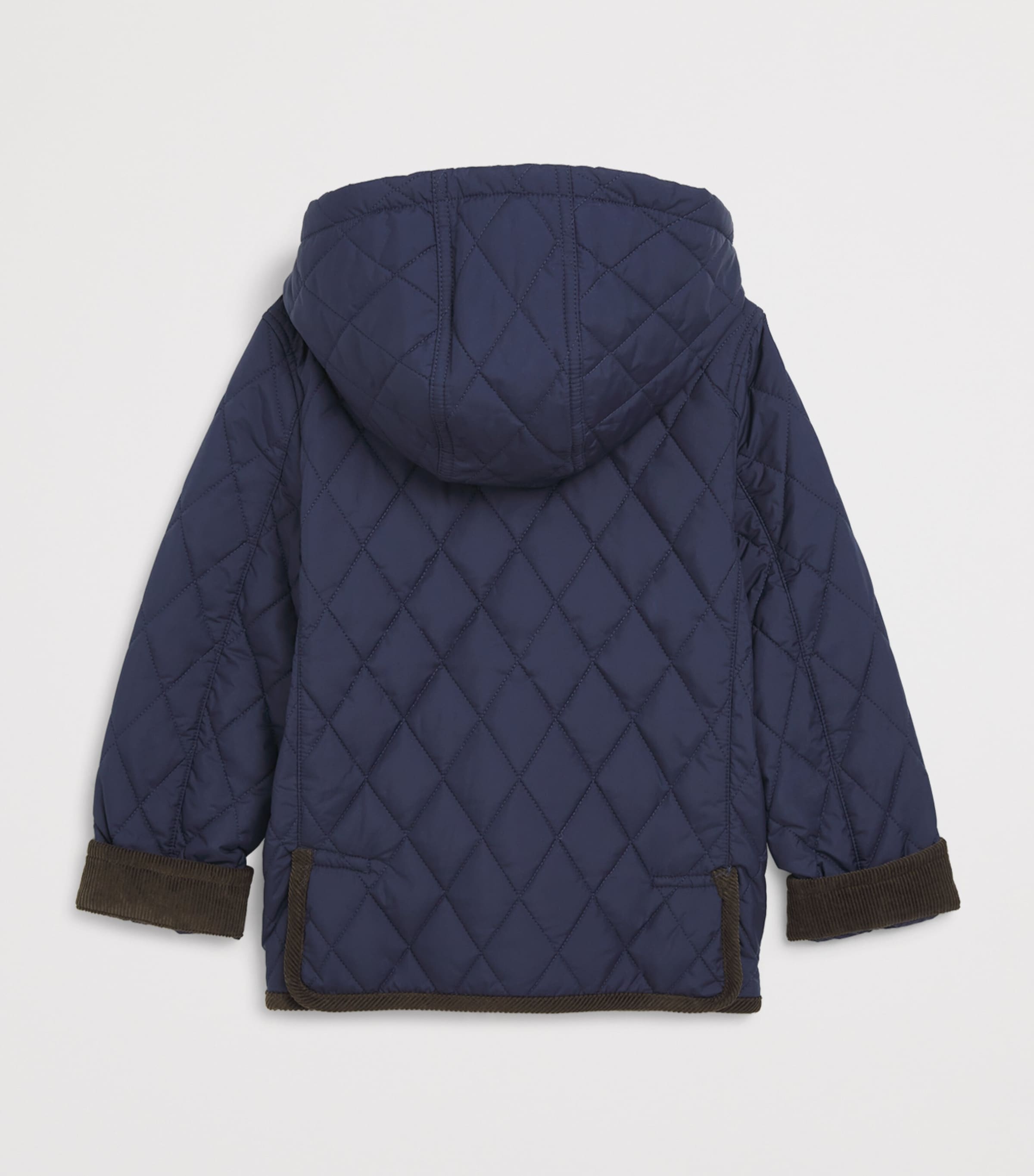 Ralph Lauren Kids Quilted Barn Jacket (6 Years) Navy Image 2