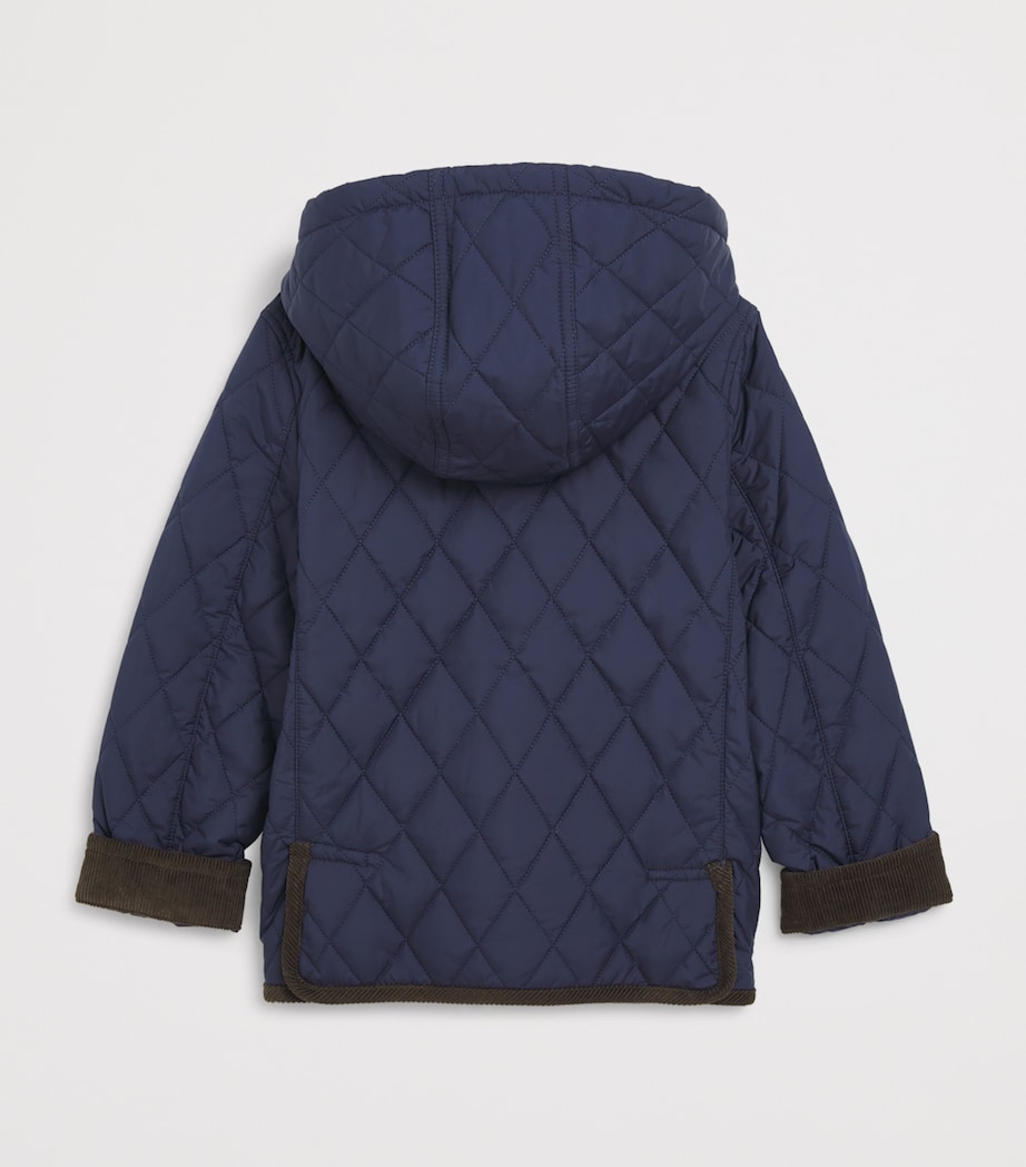 Quilted Barn Jacket (6 Years) NAVY Image 2
