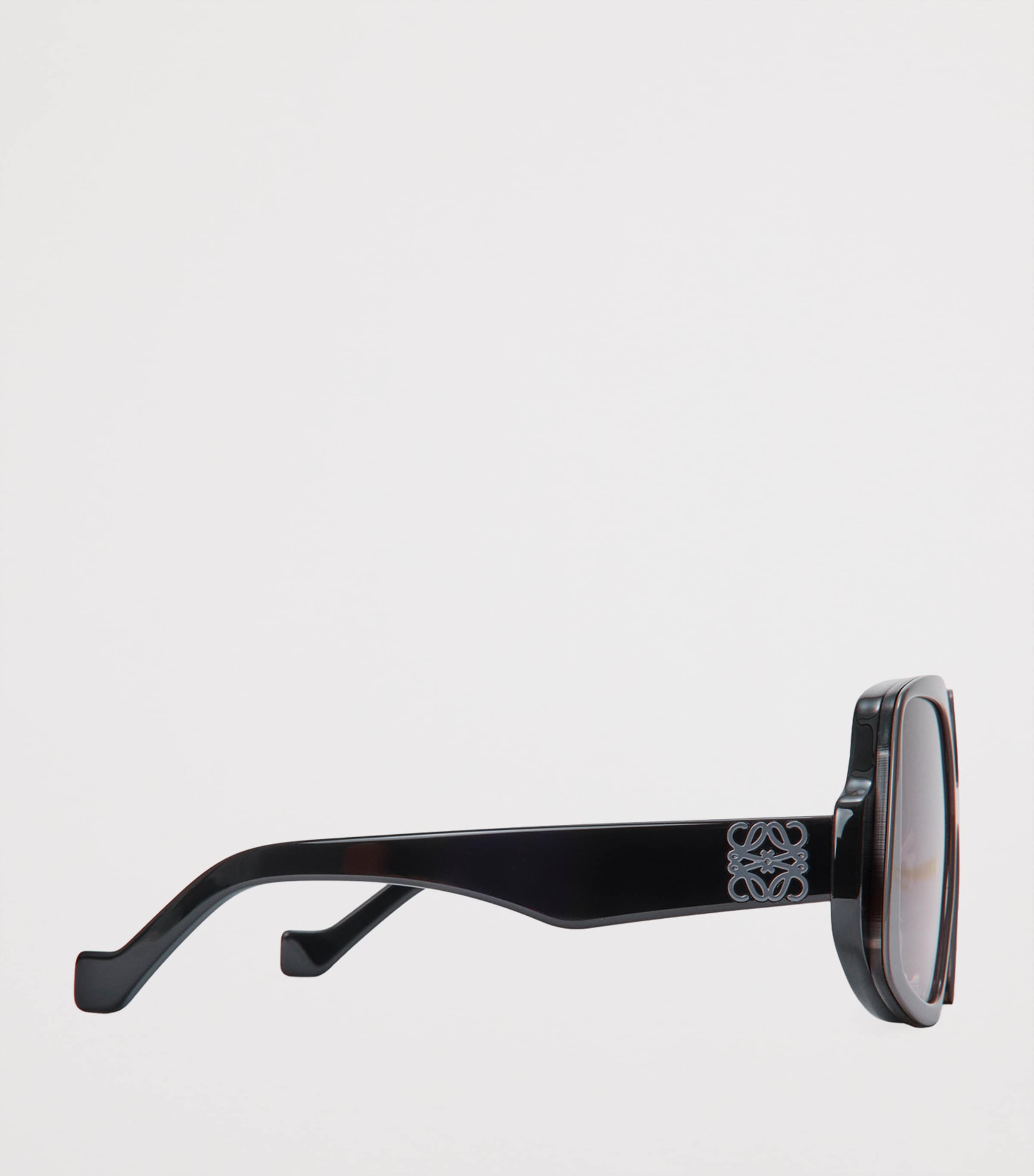 LOEWE Oversized Collage Sunglasses Shiny Black Image 4