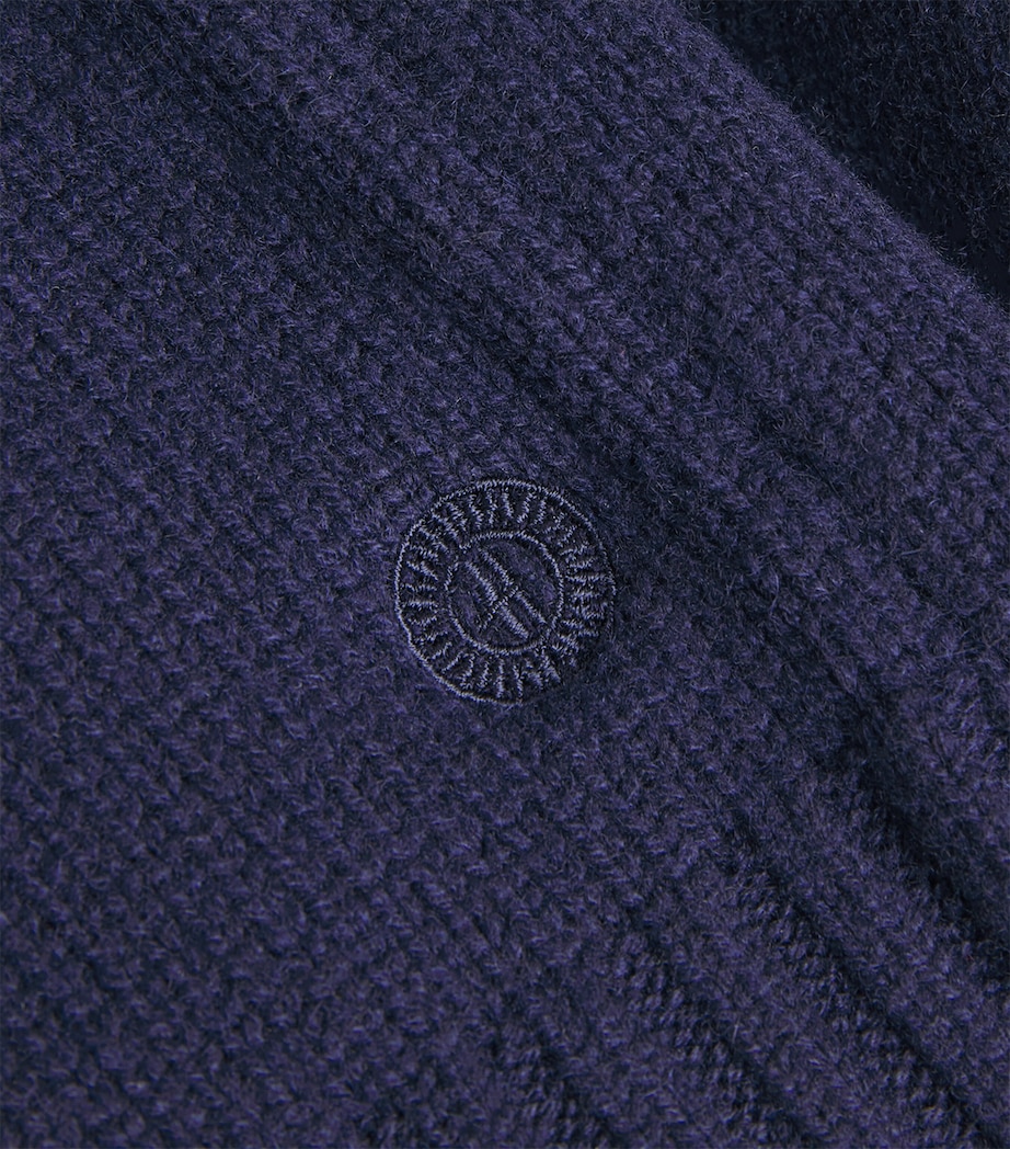 Cashmere Rollneck Mini Dress T&D NAVY Image 5
