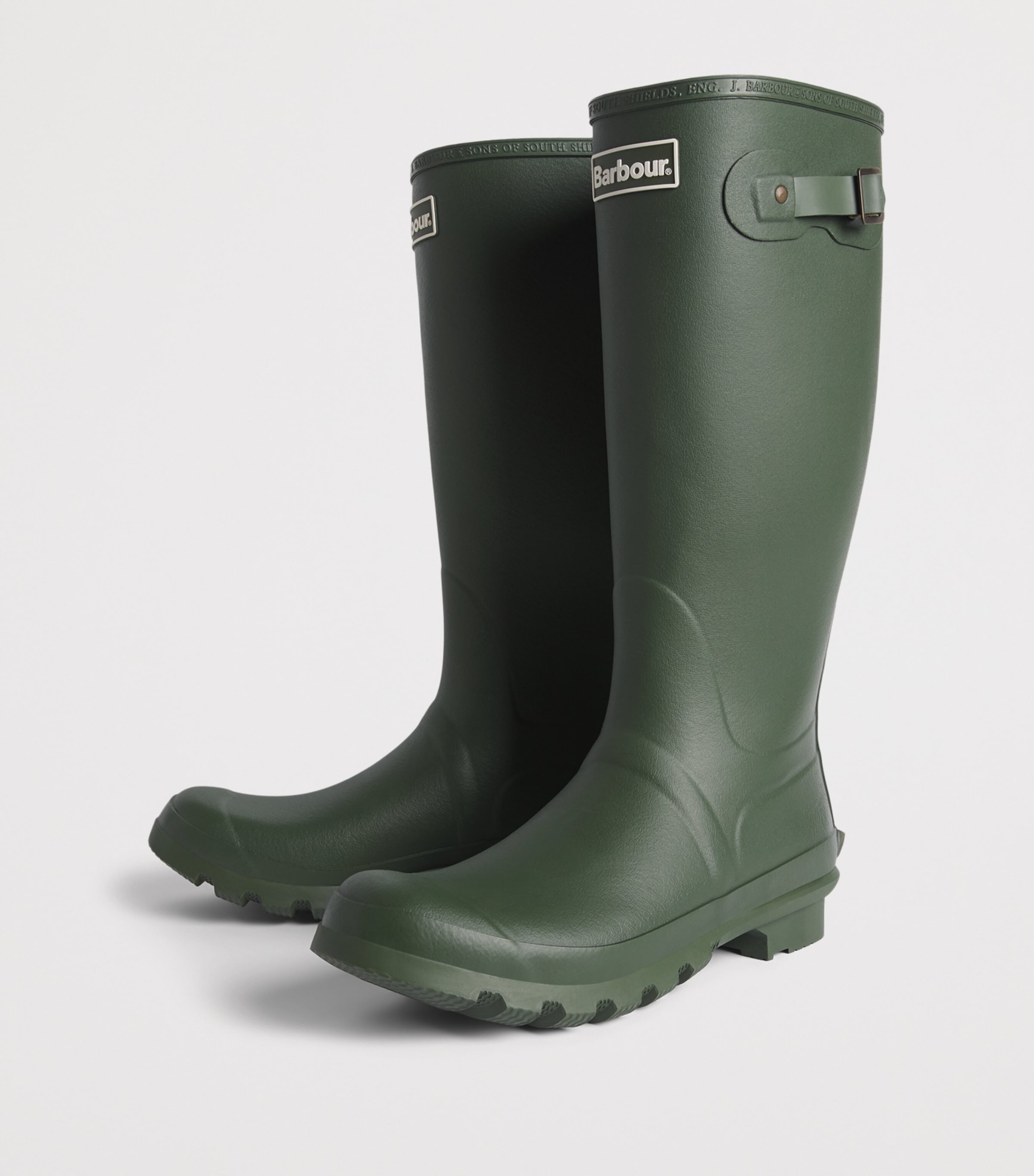 Barbour Tall Bede Wellington Boots Olive Image 3