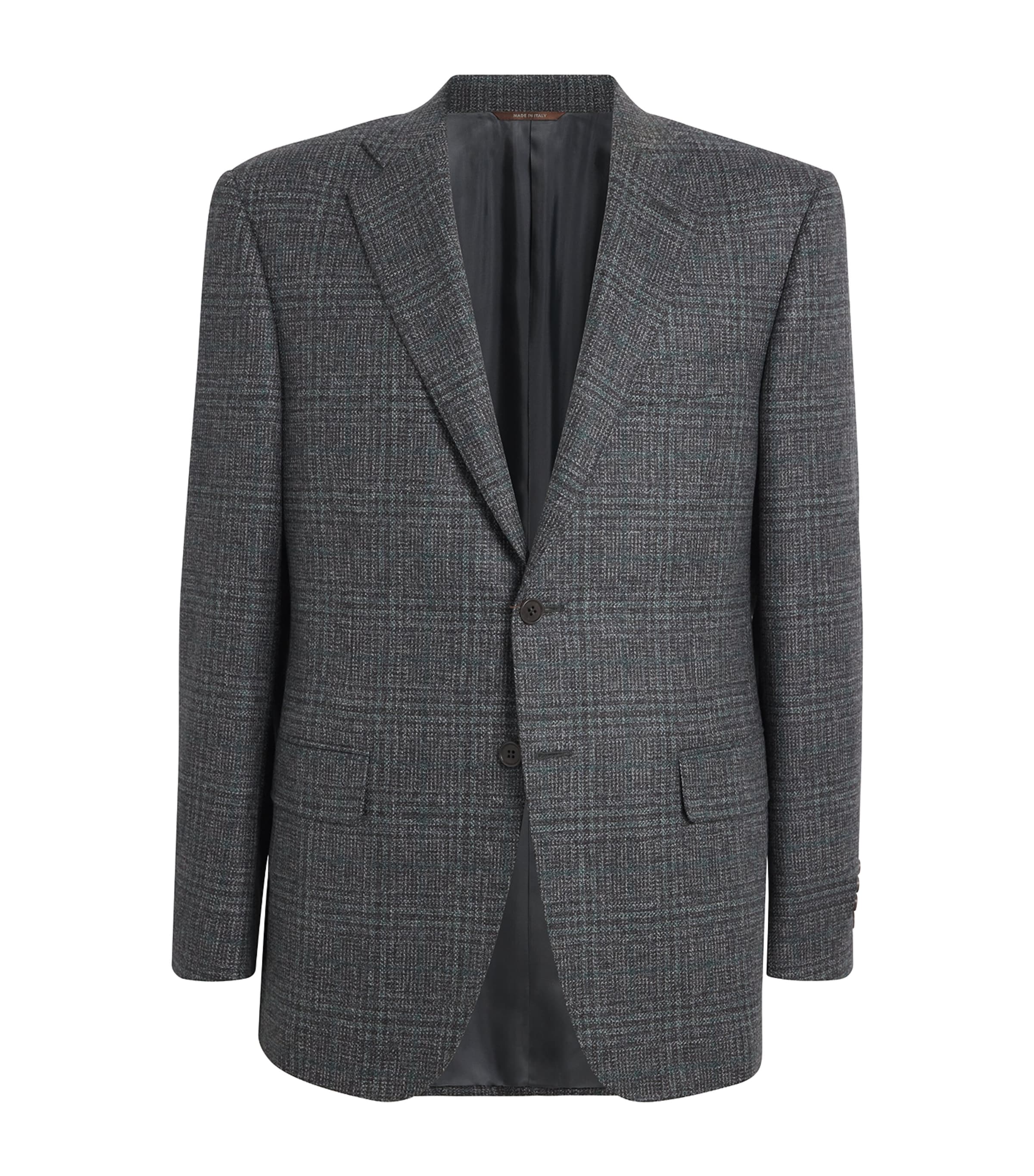 Canali Wool Check Blazer