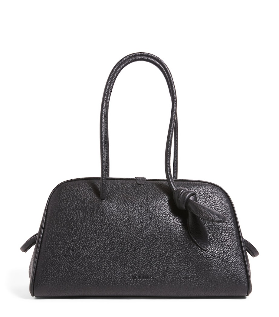 Jacquemus Womens Leather Le Turismo Shoulder Bag Black Image 1