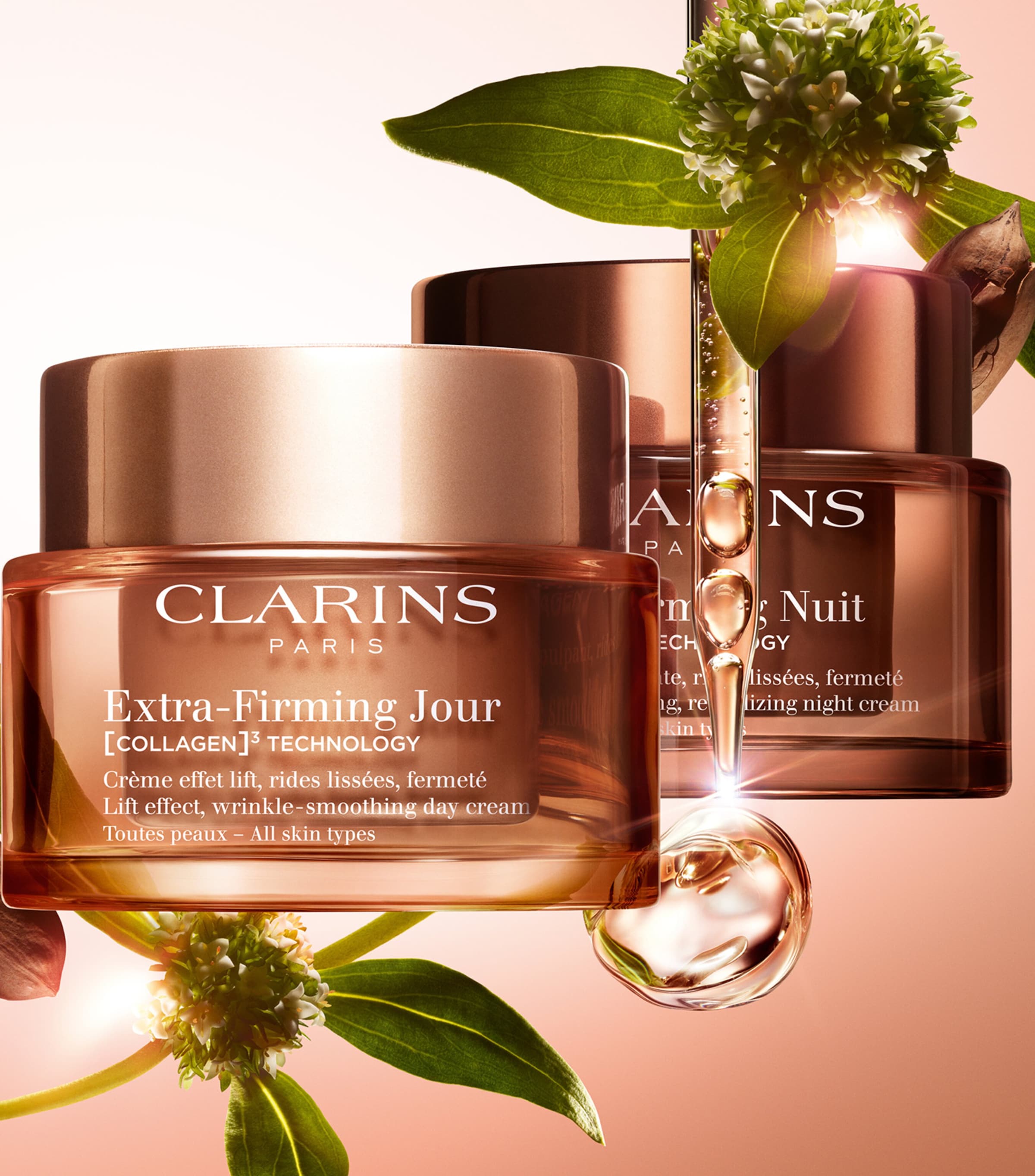 Clarins Extra-Firming Day Cream – Dry Skin – Refill (50ml) Image 3