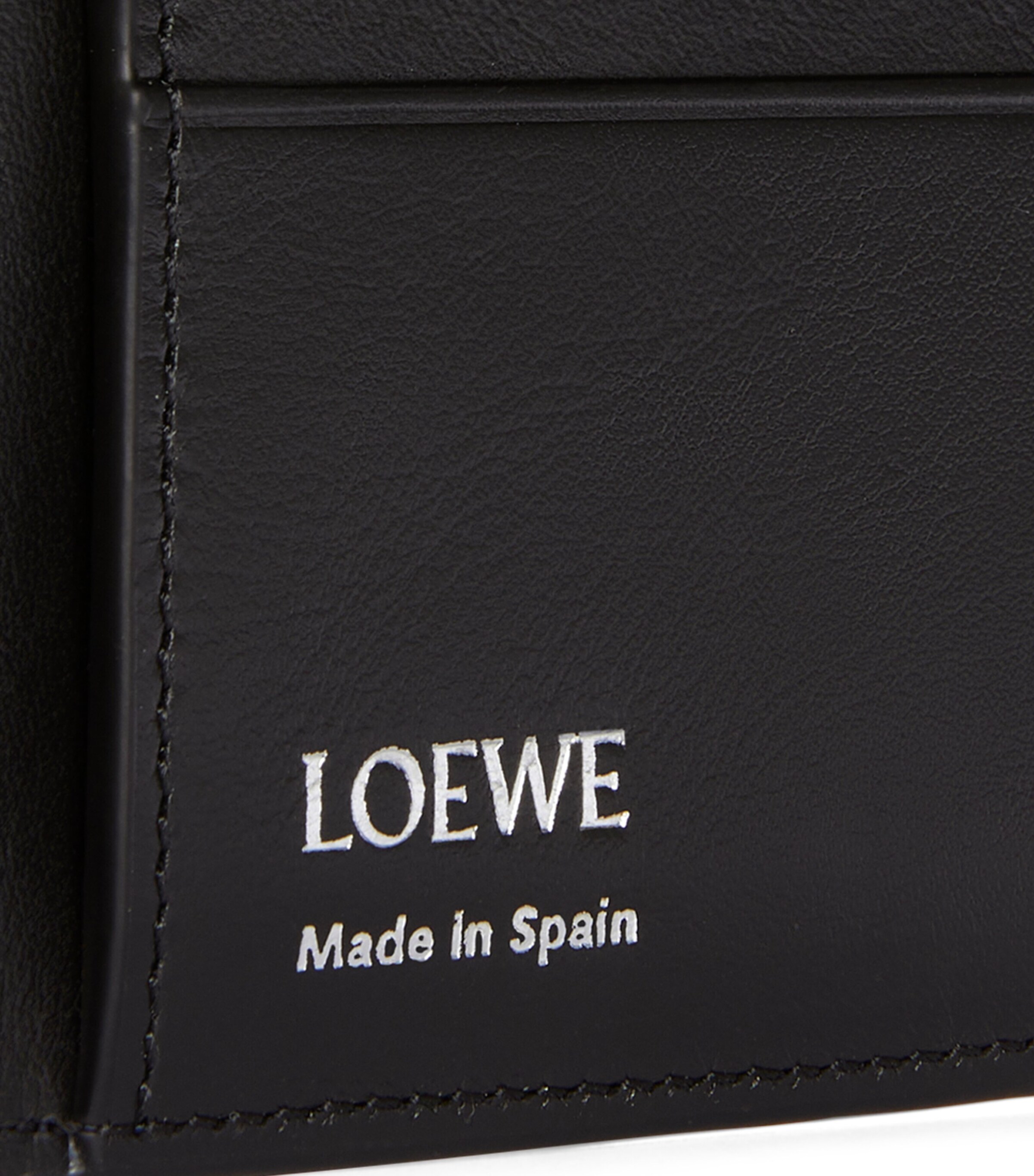 LOEWE Calfskin Folded Wallet Warm Desert/black Image 5
