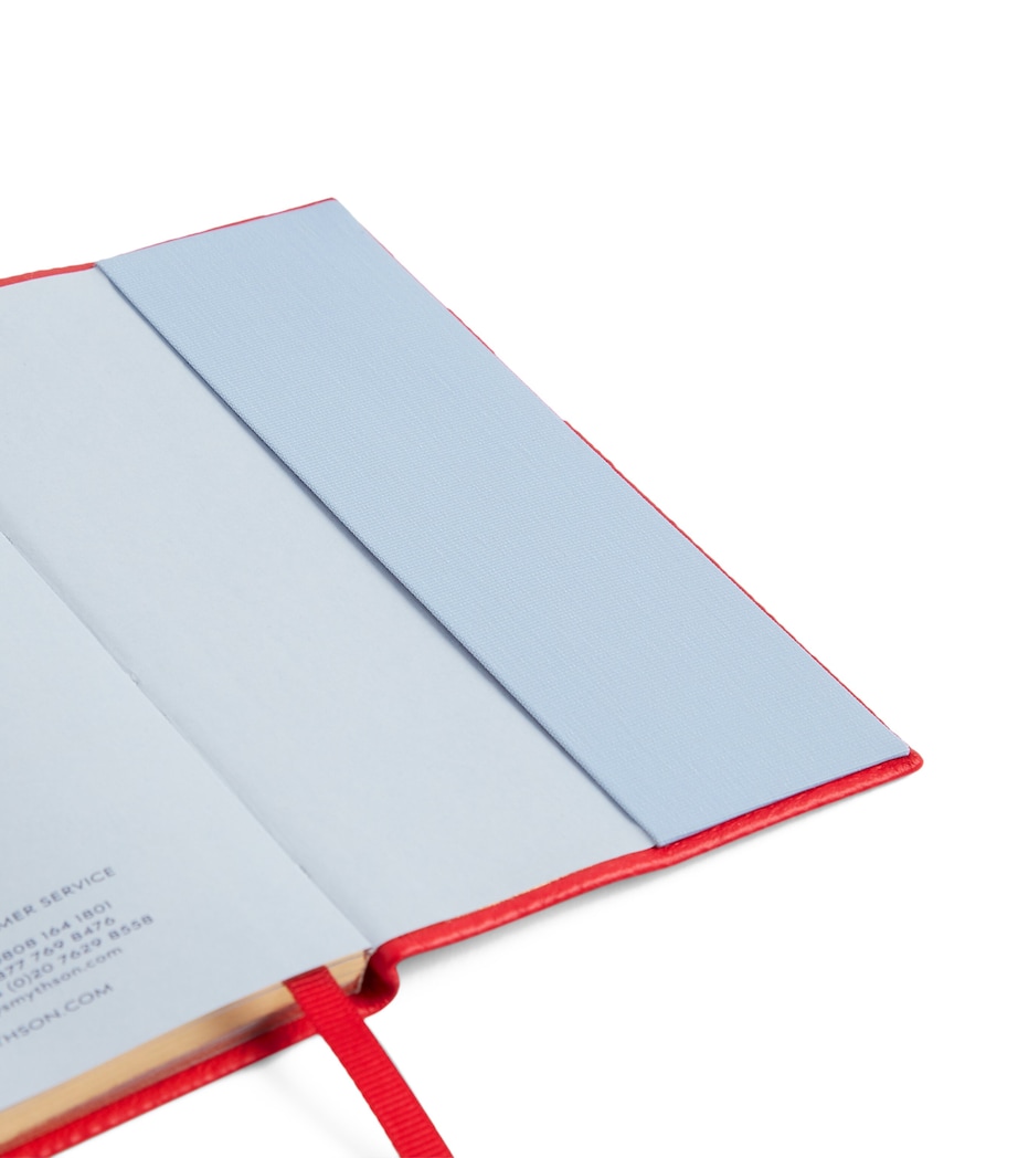 Panama Leather Weekly Diary 2026 SCARLET RED Image 4