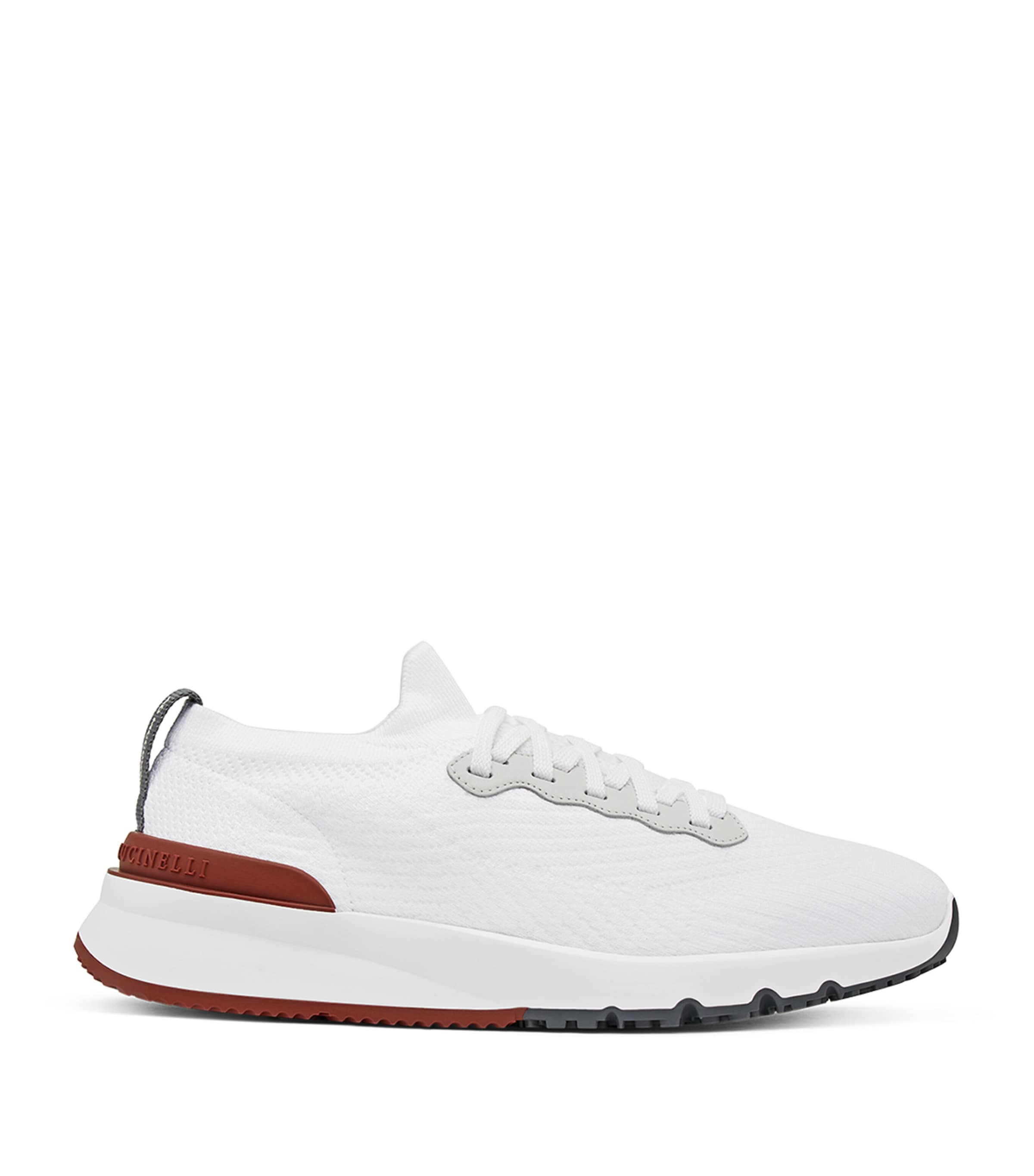 Brunello Cucinelli Leather Low-top Sneakers In White