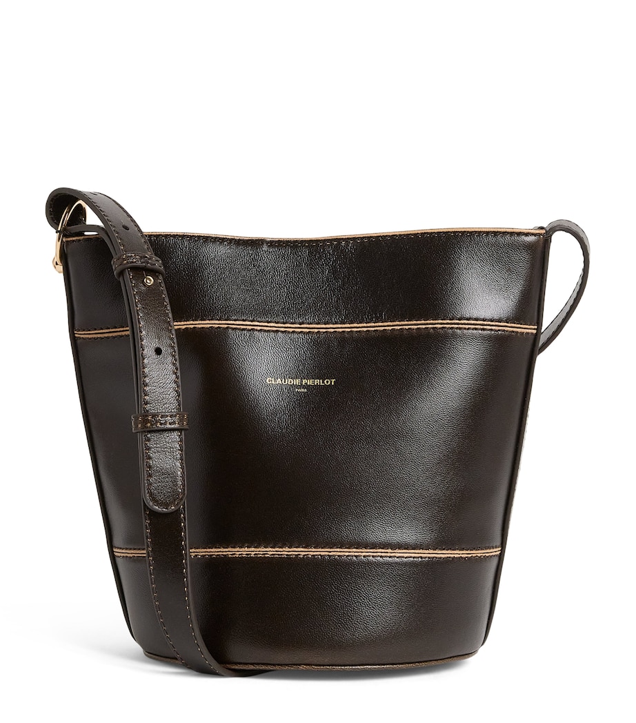 Leather Solveig Tote Bag BROWN Image 1