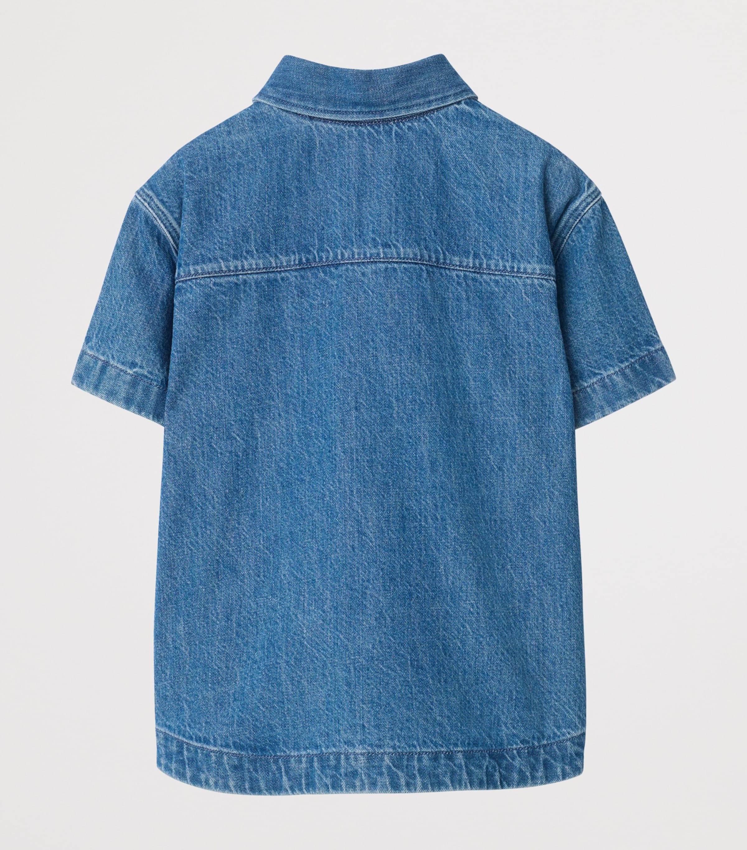 Burberry Kids Denim EKD Shirt (14 Years) Vintage Denim Image 2