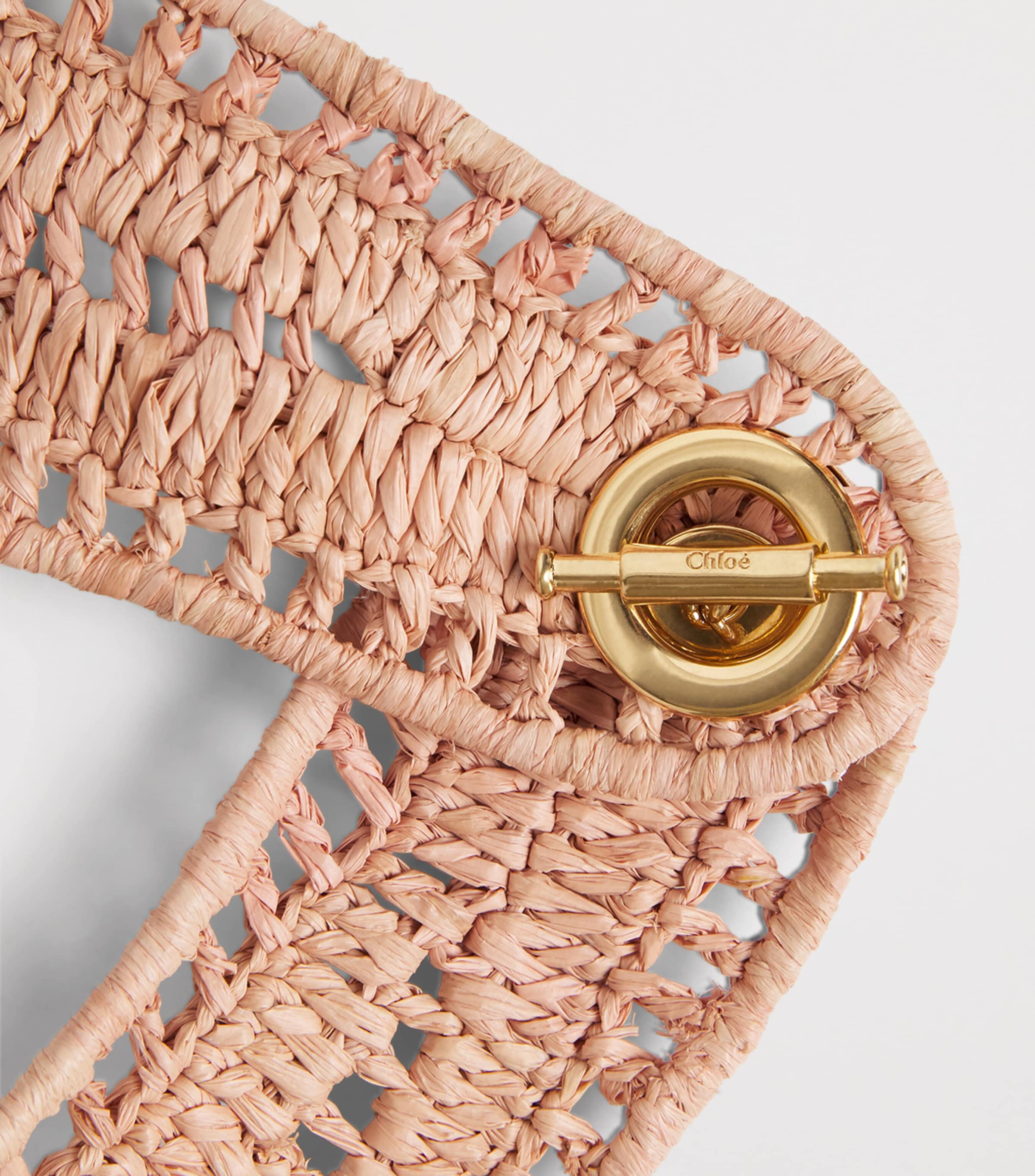 Chloé Raffia Logo Visor Multicolor Image 4