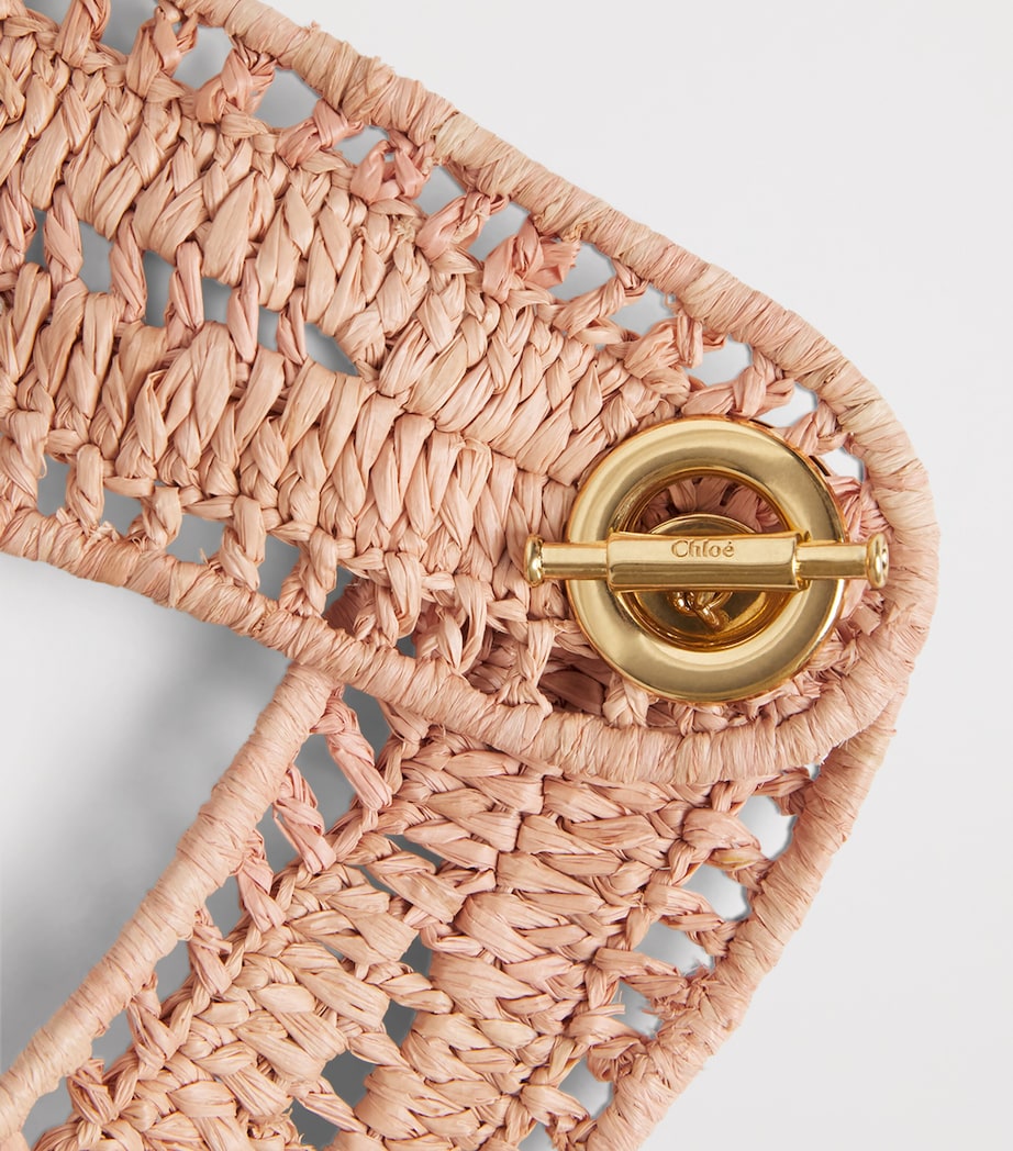 Chloé Raffia Logo Visor Multicolor Image 4