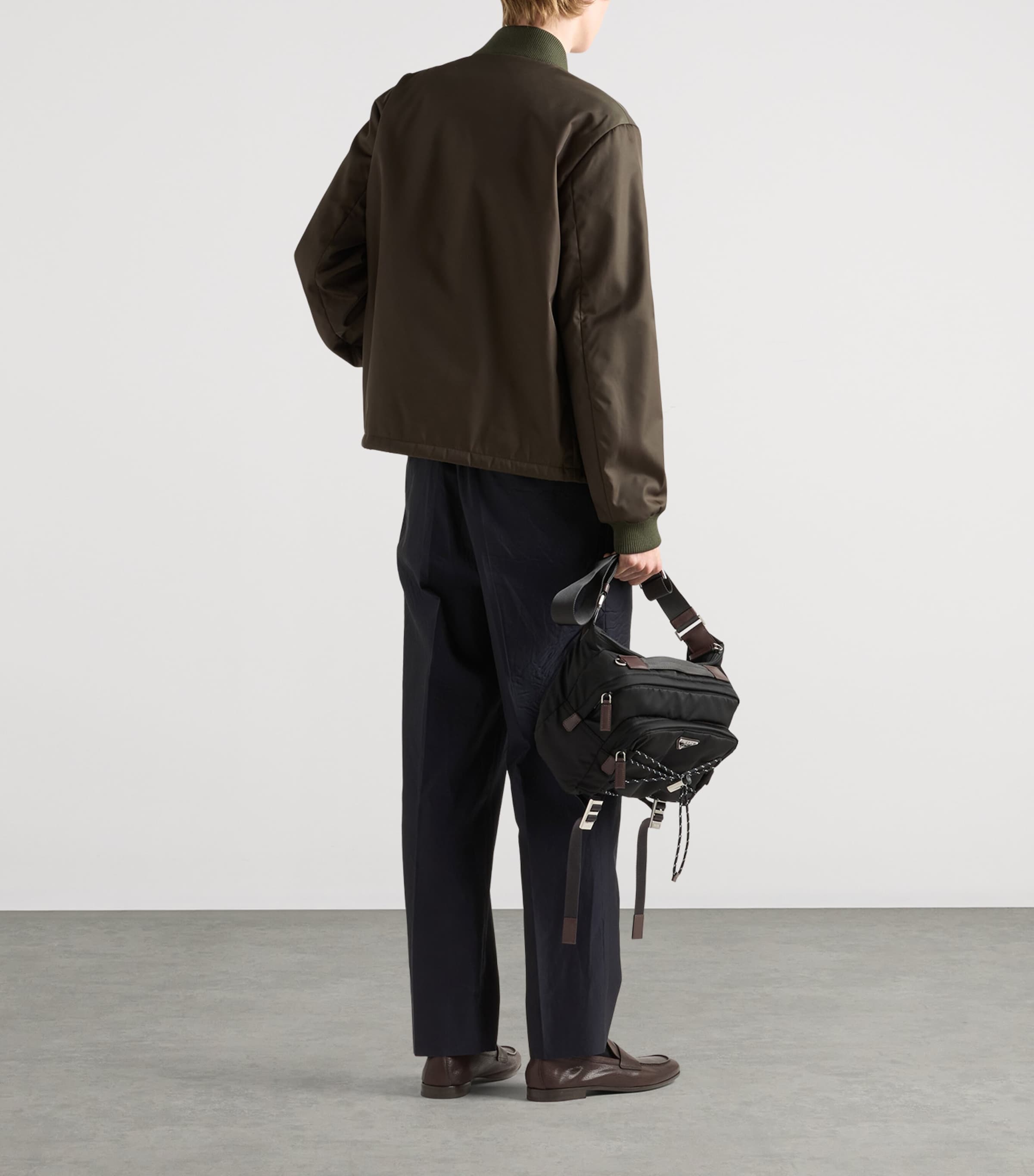 Re-Nylon Bomber Jacket F0Z58 Image 5