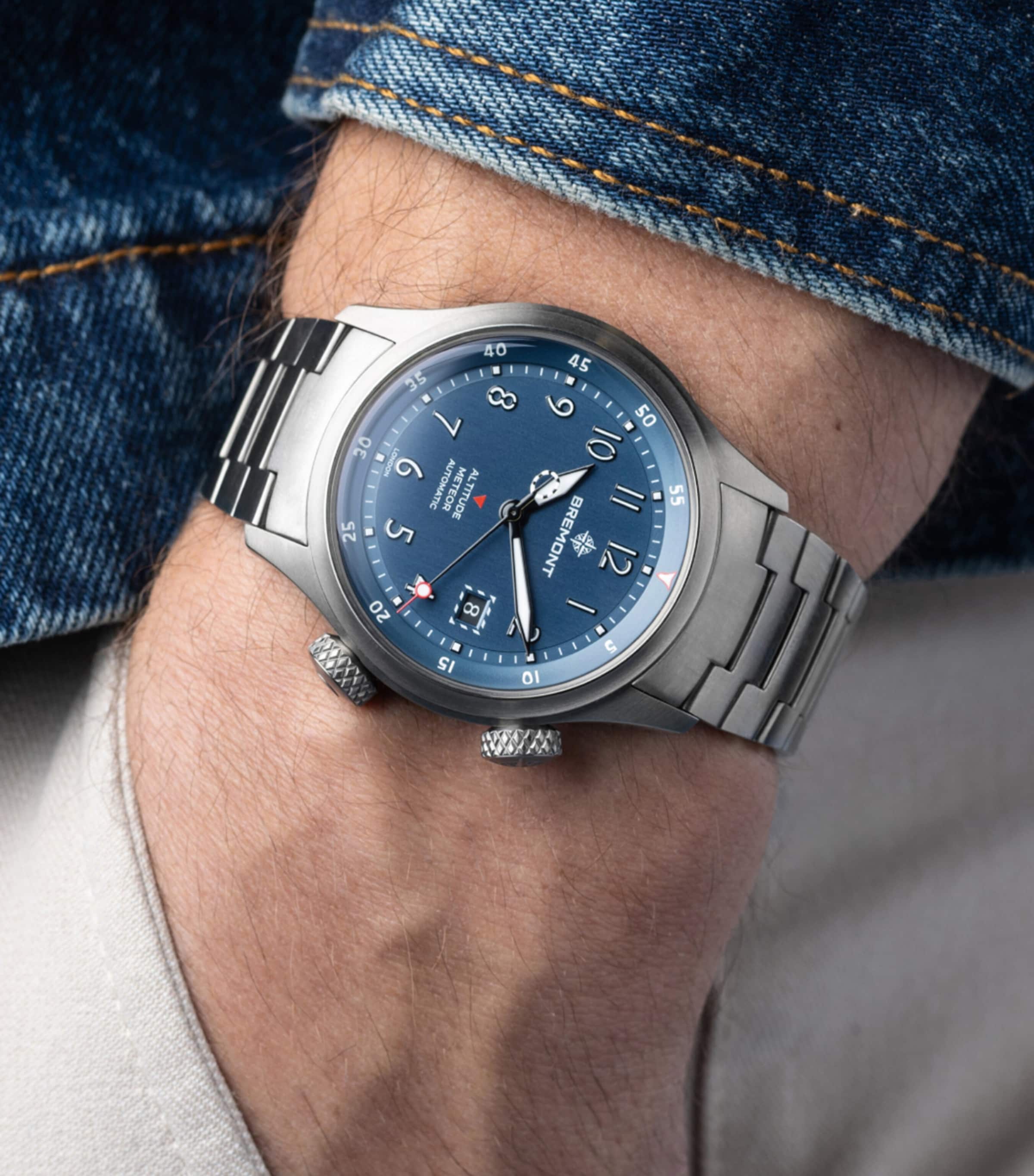 Bremont Titanium Altitude MB Meteor Watch 42mm Blue Image 2