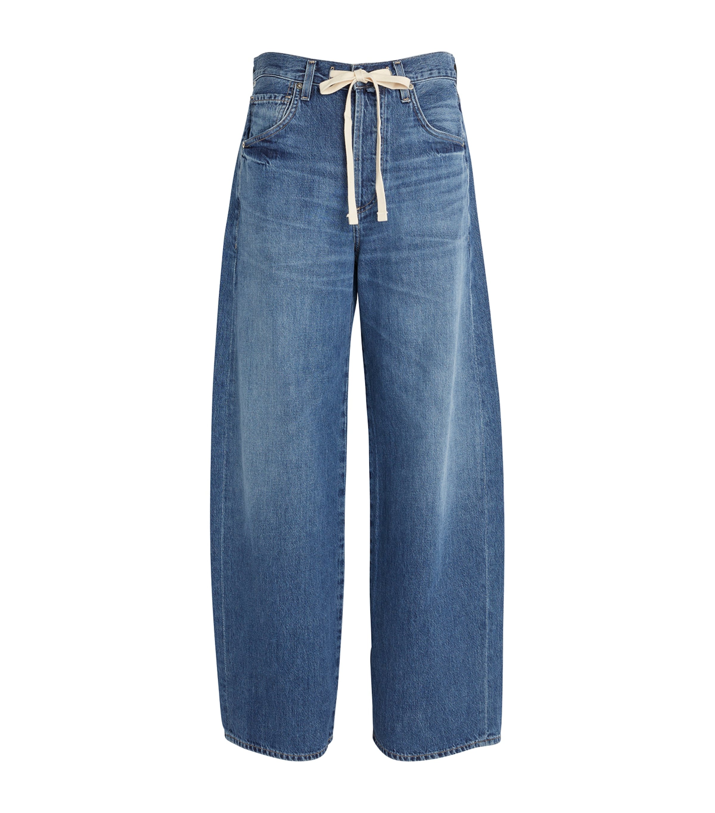 Shop Citizens Of Humanity Brynn Wide-leg Jeans In Blue