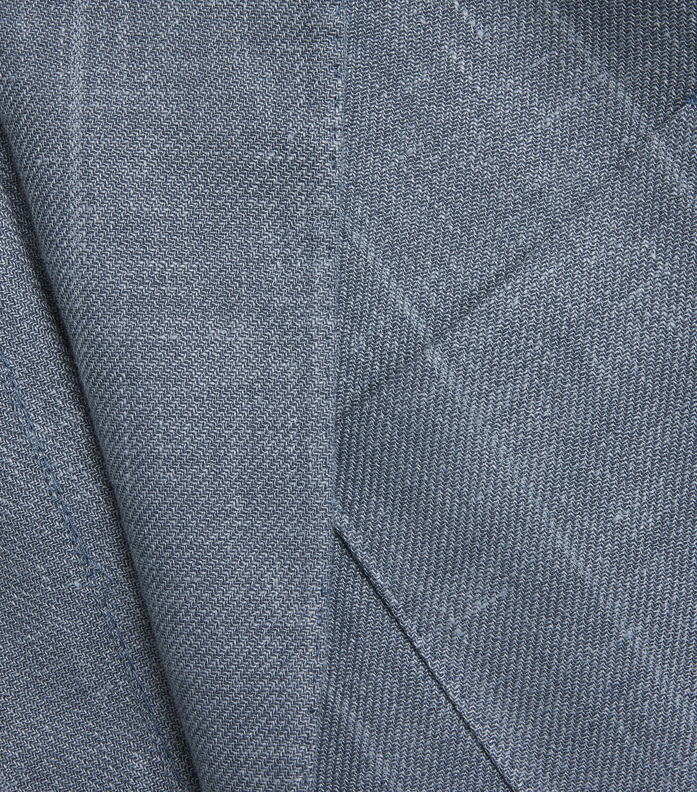 Linen-Wool-Silk Soft Pocket Patch Jacket ZUCCHERO Image 5