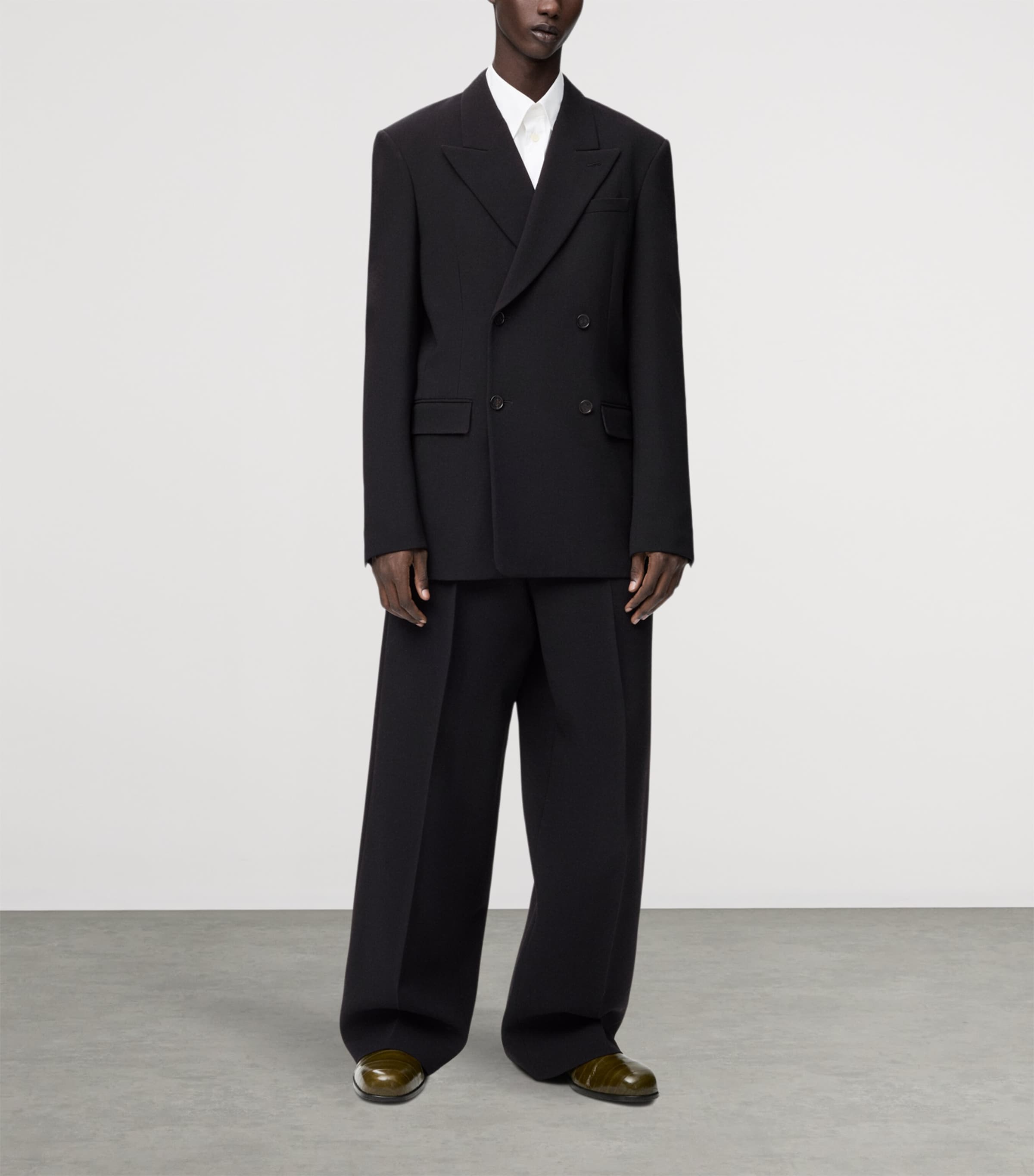 Cotton-Blend Poplin Shirt WHITE Image 2