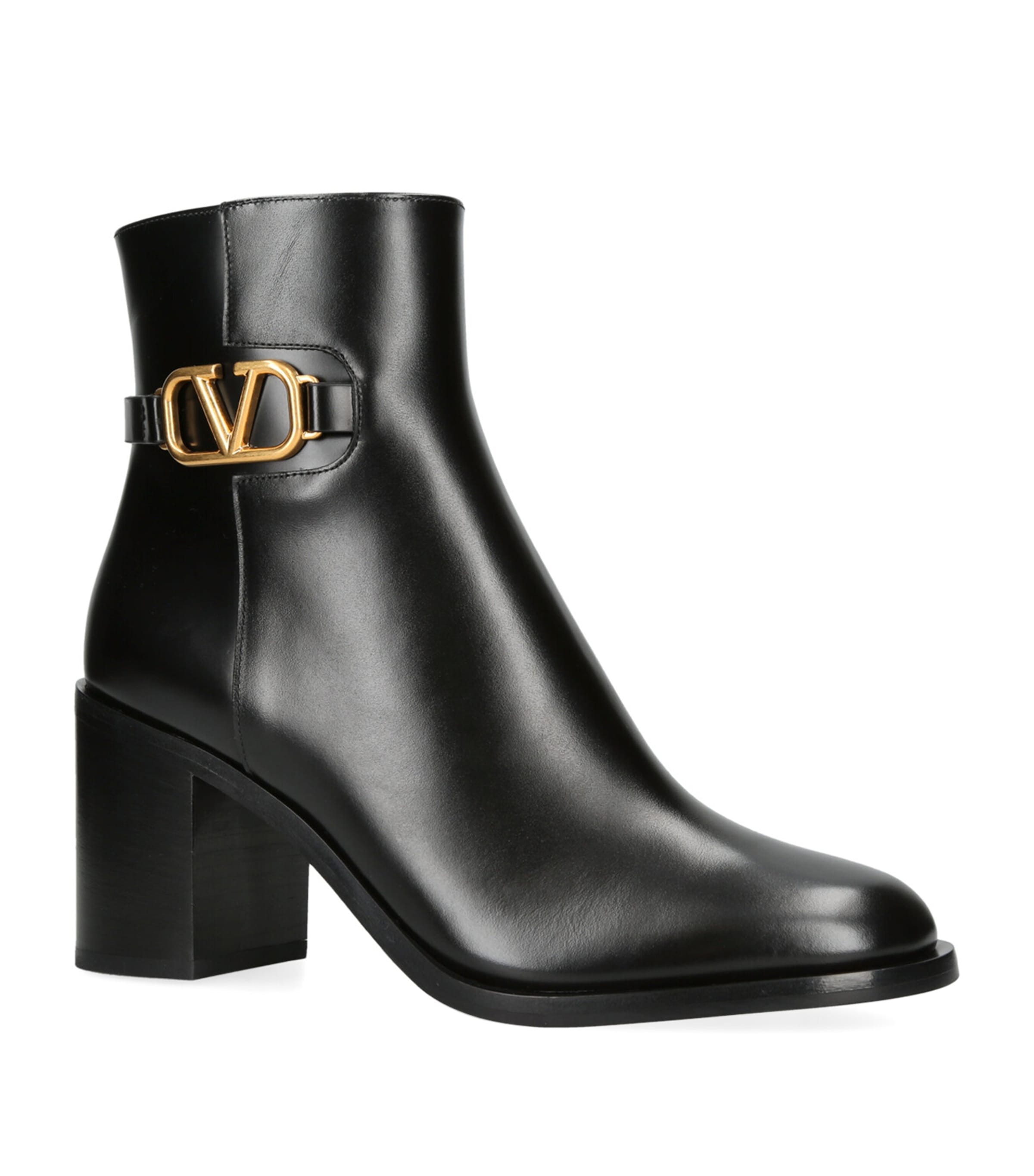 VLogo Signature Ankle Boots 75 BLACK Image 4