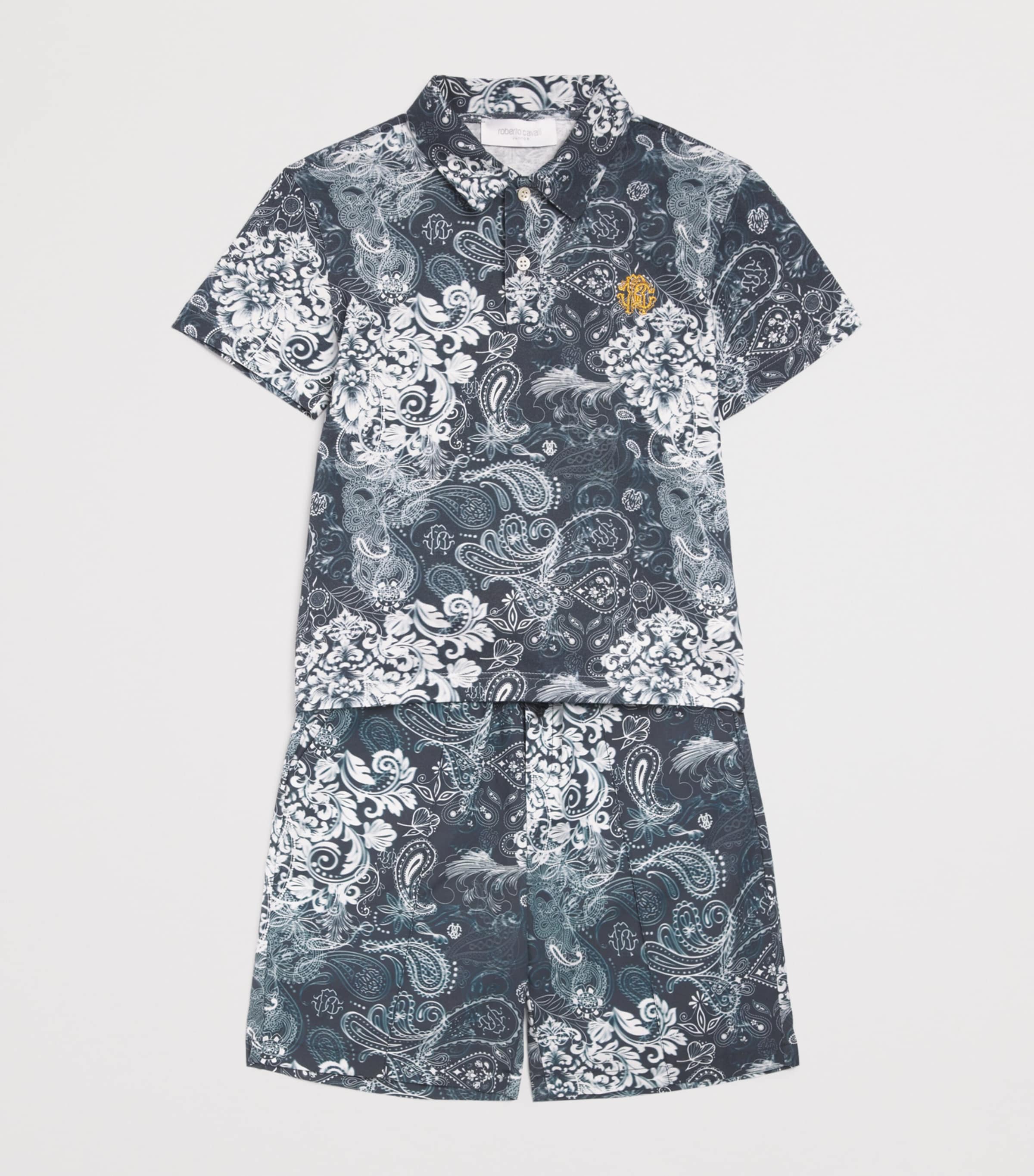 Cotton Paisley Print Bermuda Shorts (4-14 Years) PAISLEY Image 3