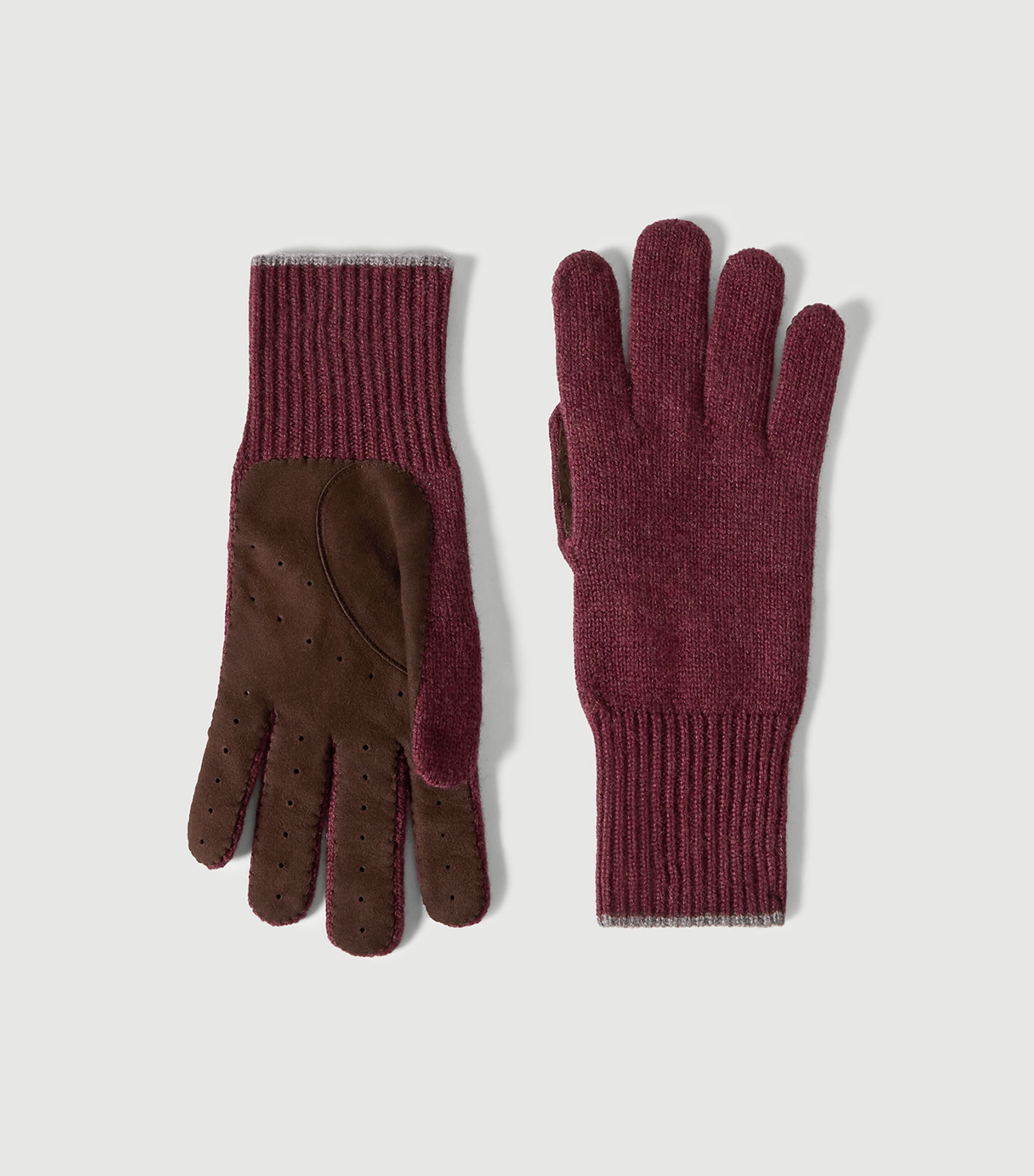 Brunello Cucinelli Cashmere-Suede Gloves Image 2