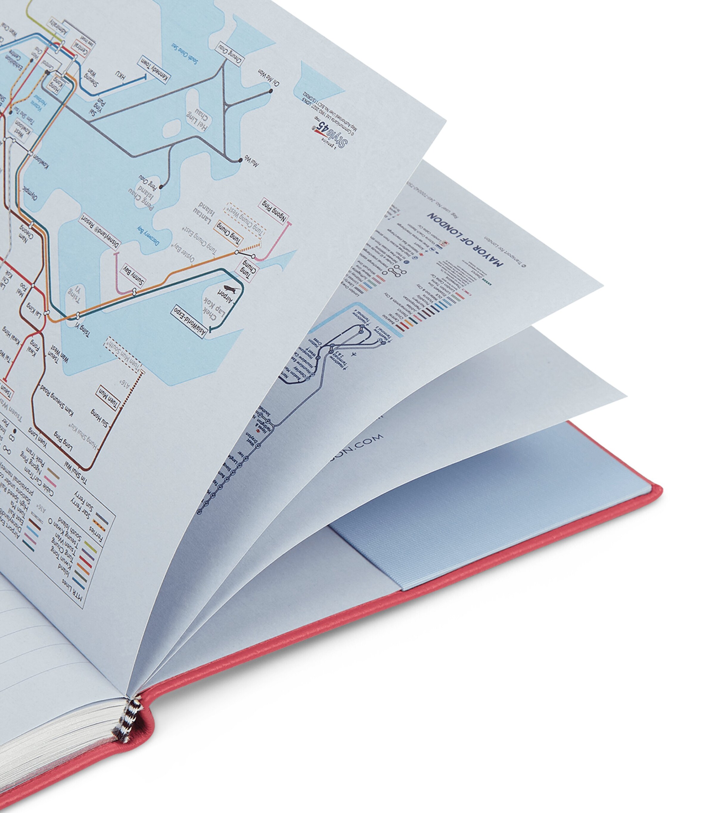 Leather Soho A5 2026 Diary RASPBERRY Image 7