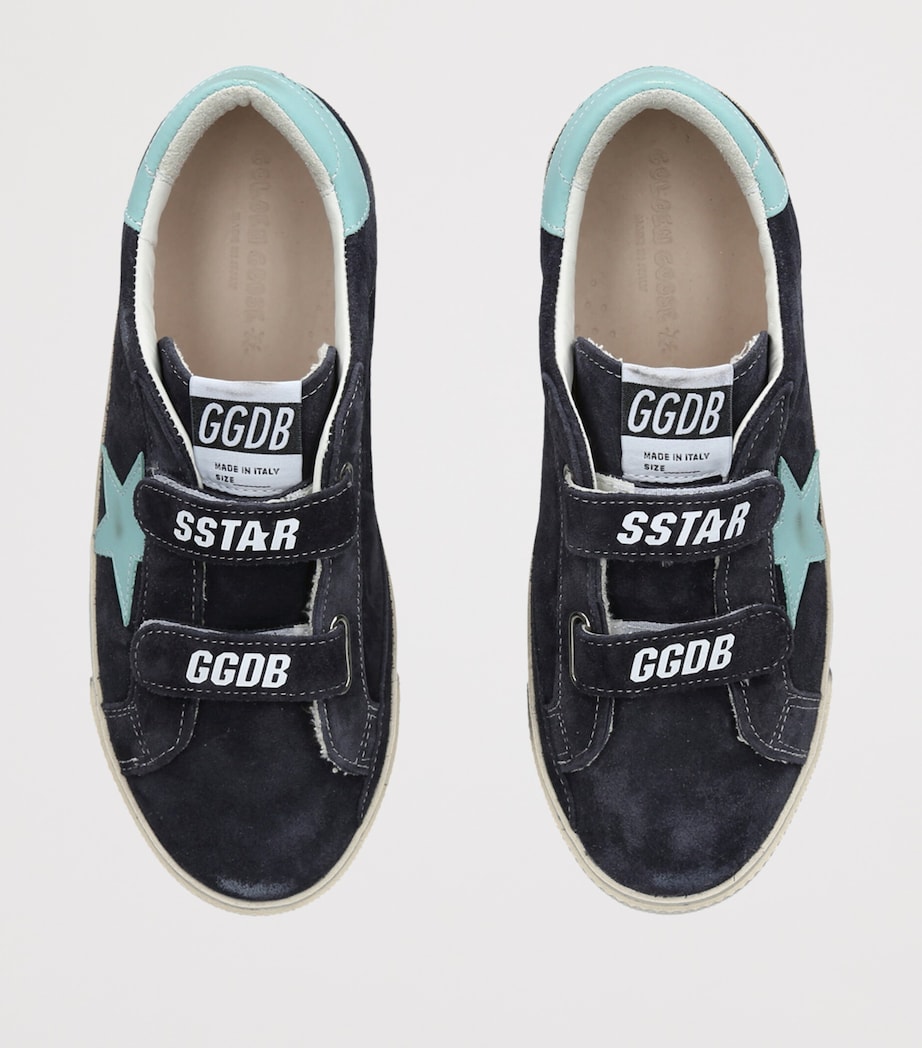 Golden Goose Suede Old School Sneakers Navy Image 3