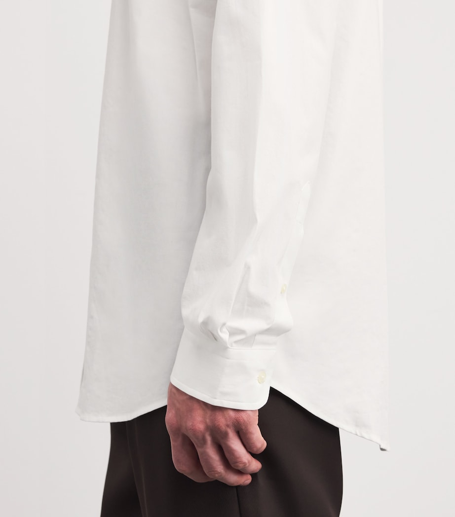 Poplin Custom Fit Shirt WHITE Image 6