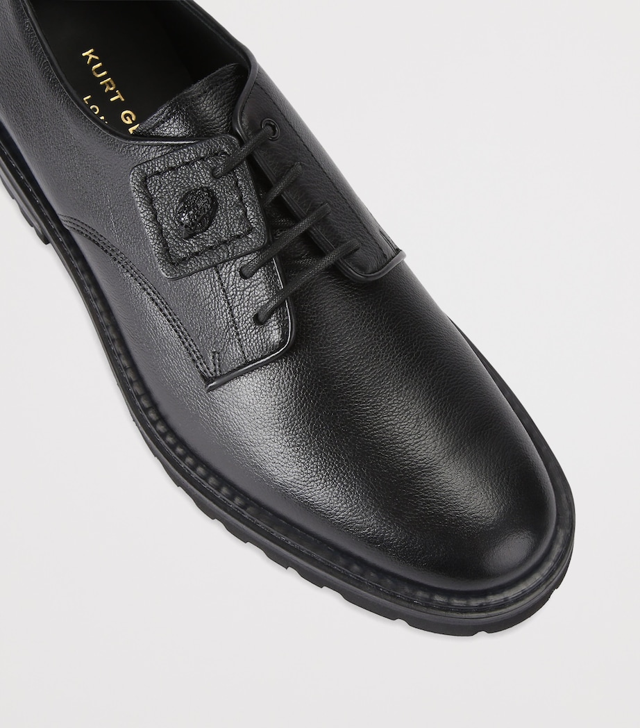 Leather Mercer Cleat Derby Shoes BLACK Image 3