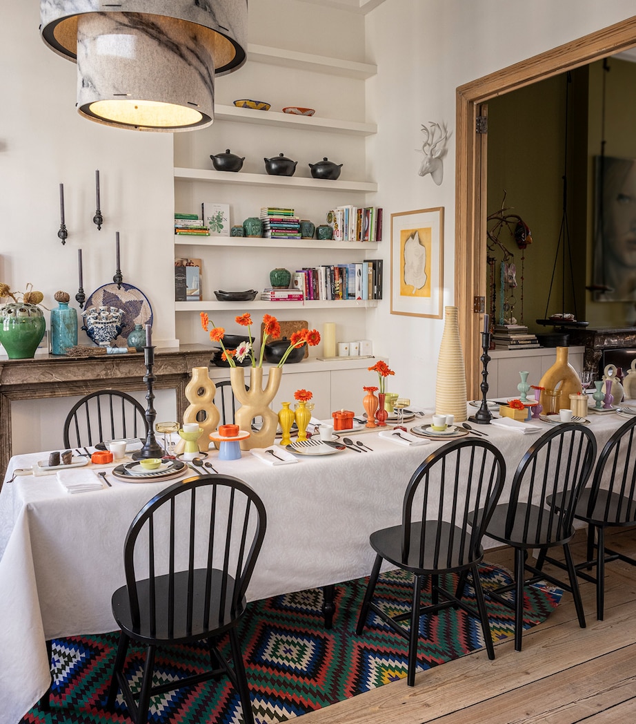 Végétal Mood Tablecloth (170cm x 320cm) WHITE Image 2