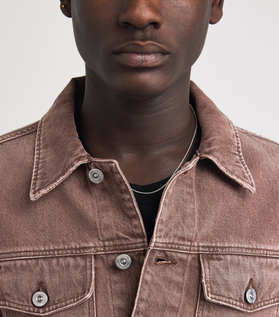 Origin Denim Jacket OVERDYED CHOCO MELON Image 6