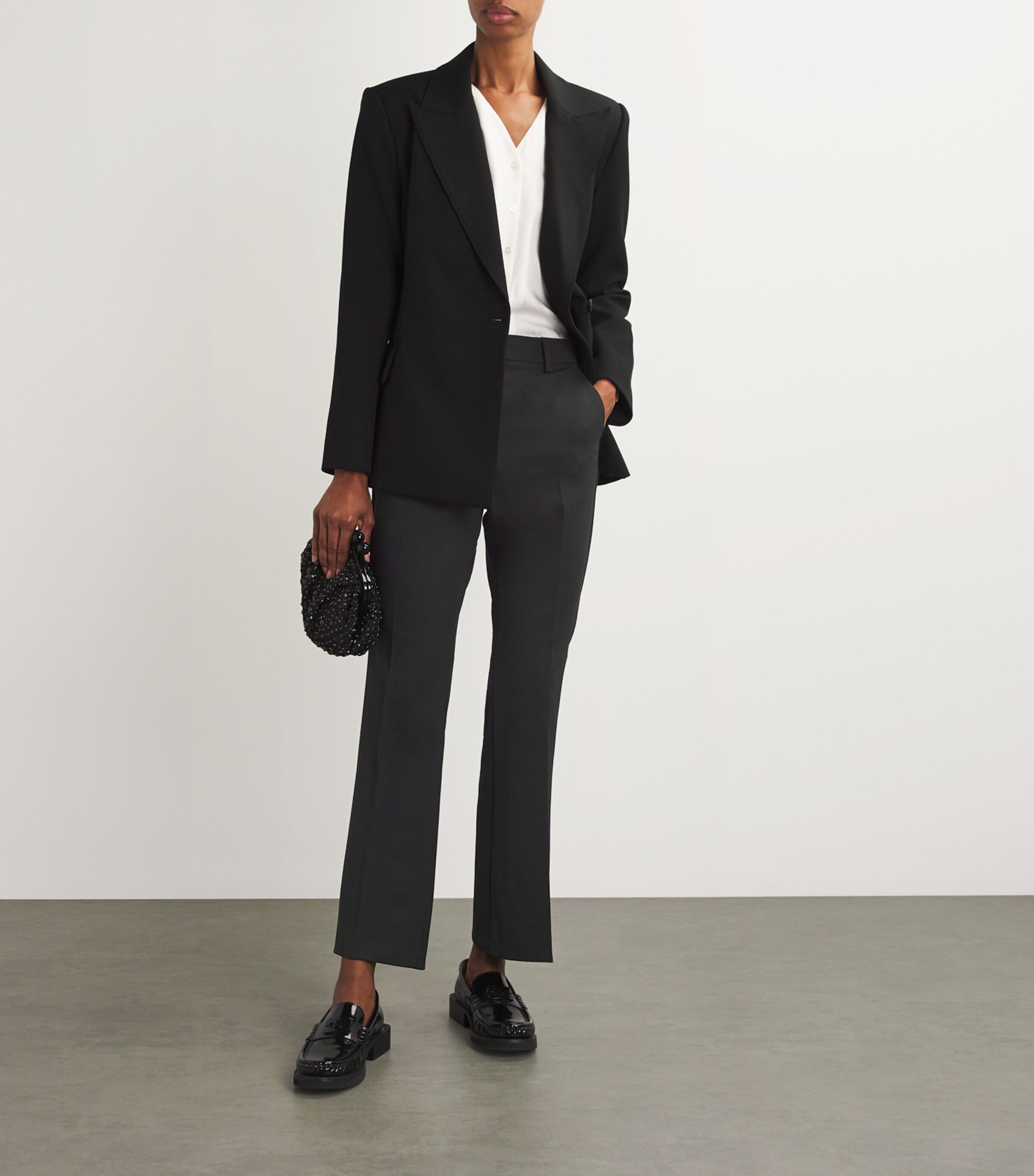 【関税＆送料込み】Max Mara Gabardine Wool Trousers Gabardine trousers | Max Mara